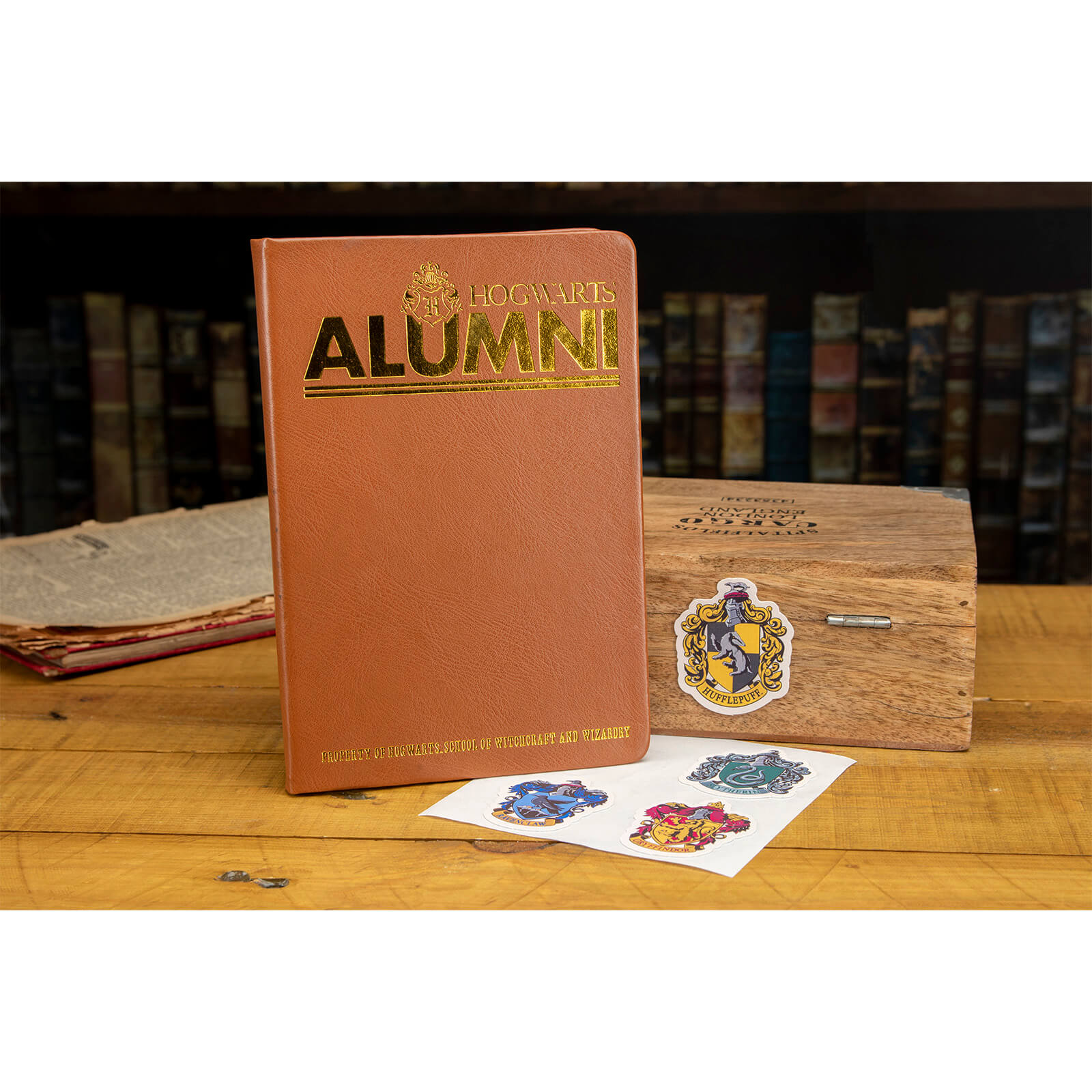 Image of Hogwarts Alumni Notebook and Sticker Set