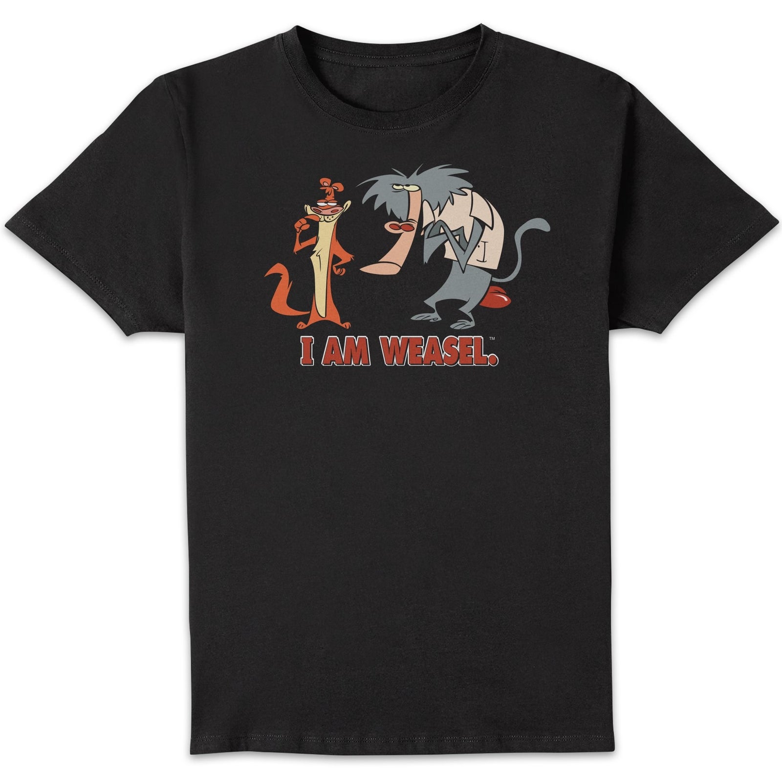 I Am Weasel Characters Homme T-shirt - Noir