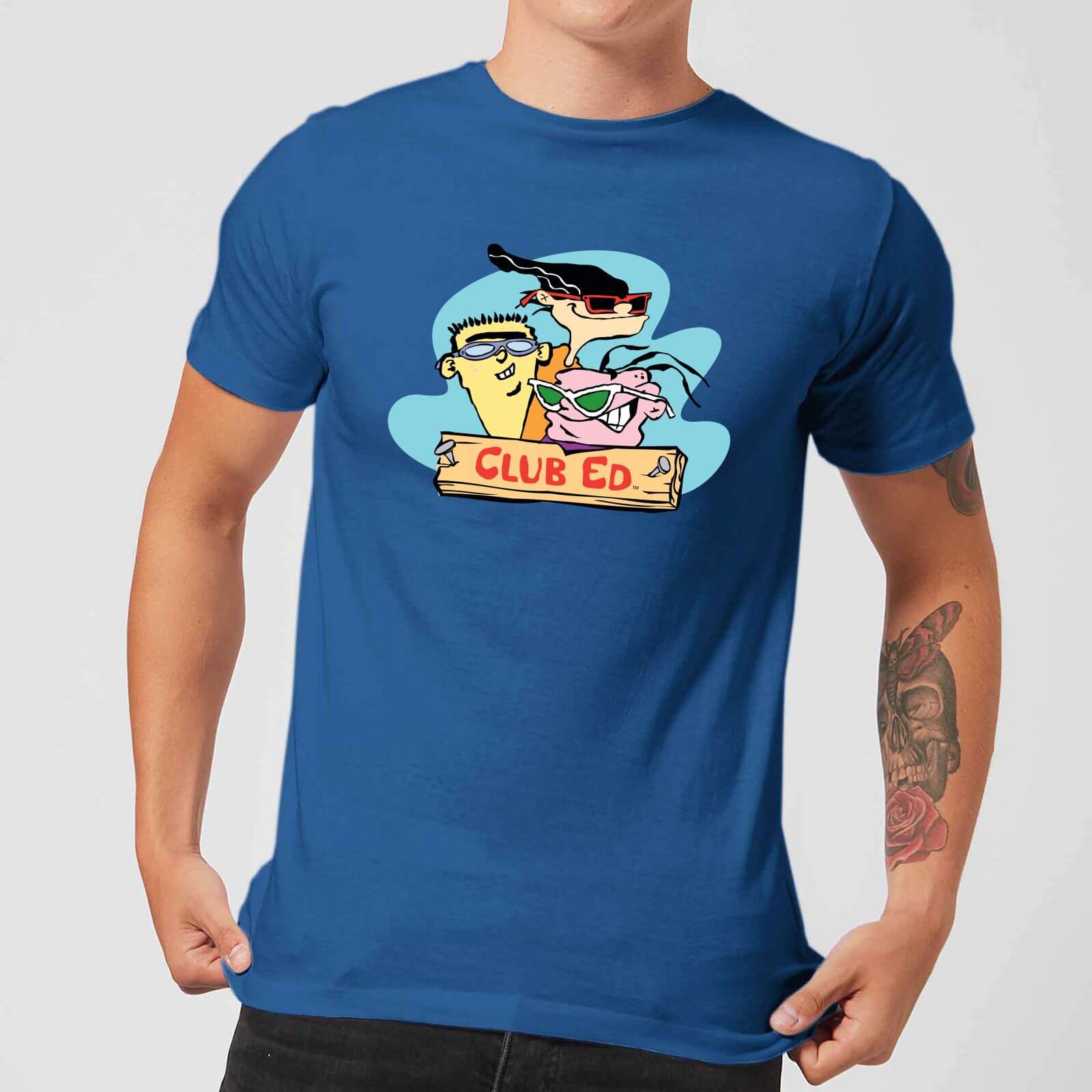 

Ed, Edd n Eddy Club Ed Men's T-Shirt - Royal Blue - M