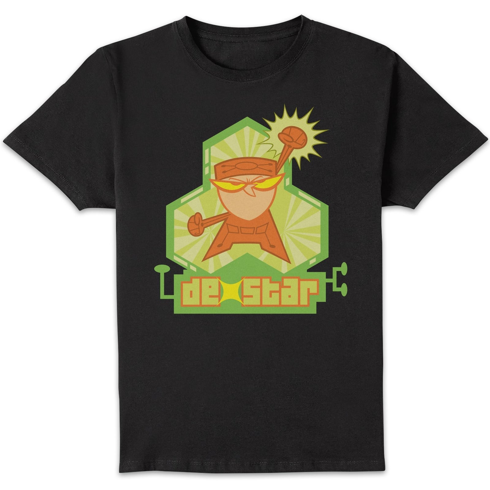Dexters Lab DexStar Hero Men's T-Shirt - Black - XXL