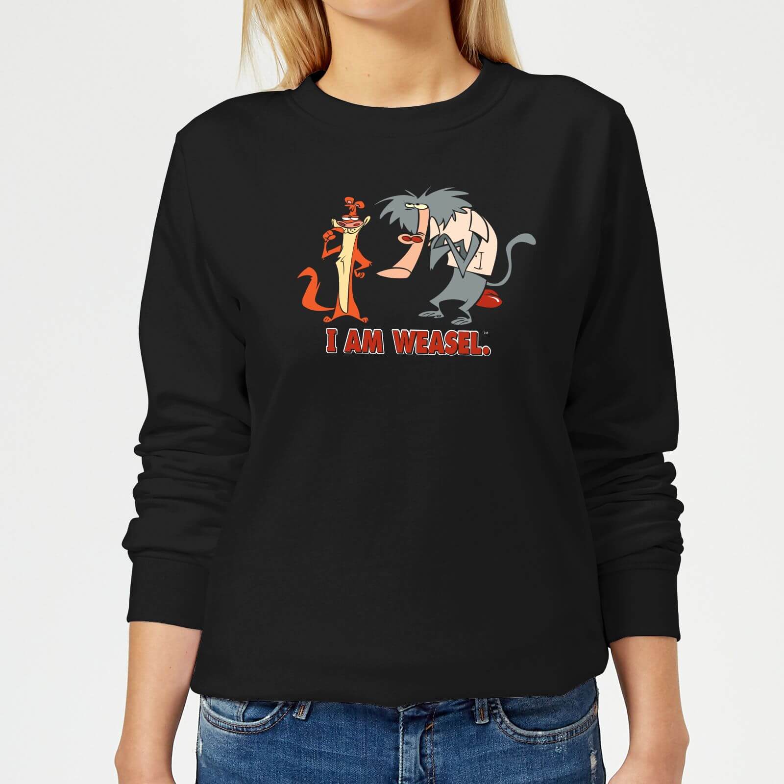 

I Am Weasel Characters Women's Sweatshirt - Black - XXL - Nero