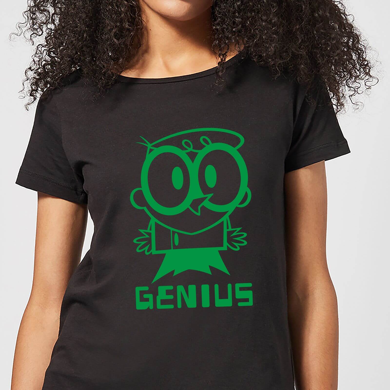 

Dexters Lab Green Genius Women's T-Shirt - Black - XL - Nero