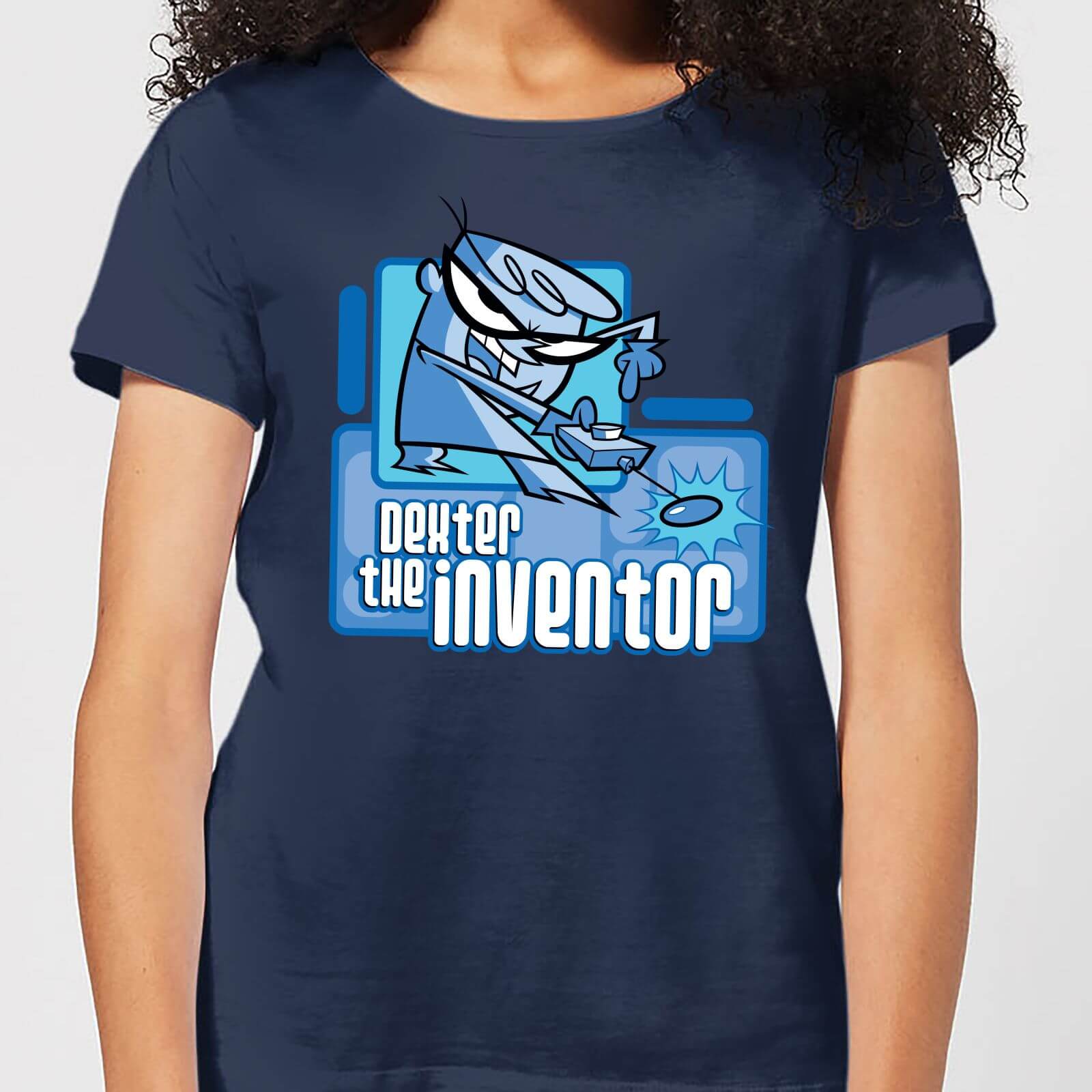 

Dexters Lab The Inventor Women's T-Shirt - Navy - L - Blu Navy