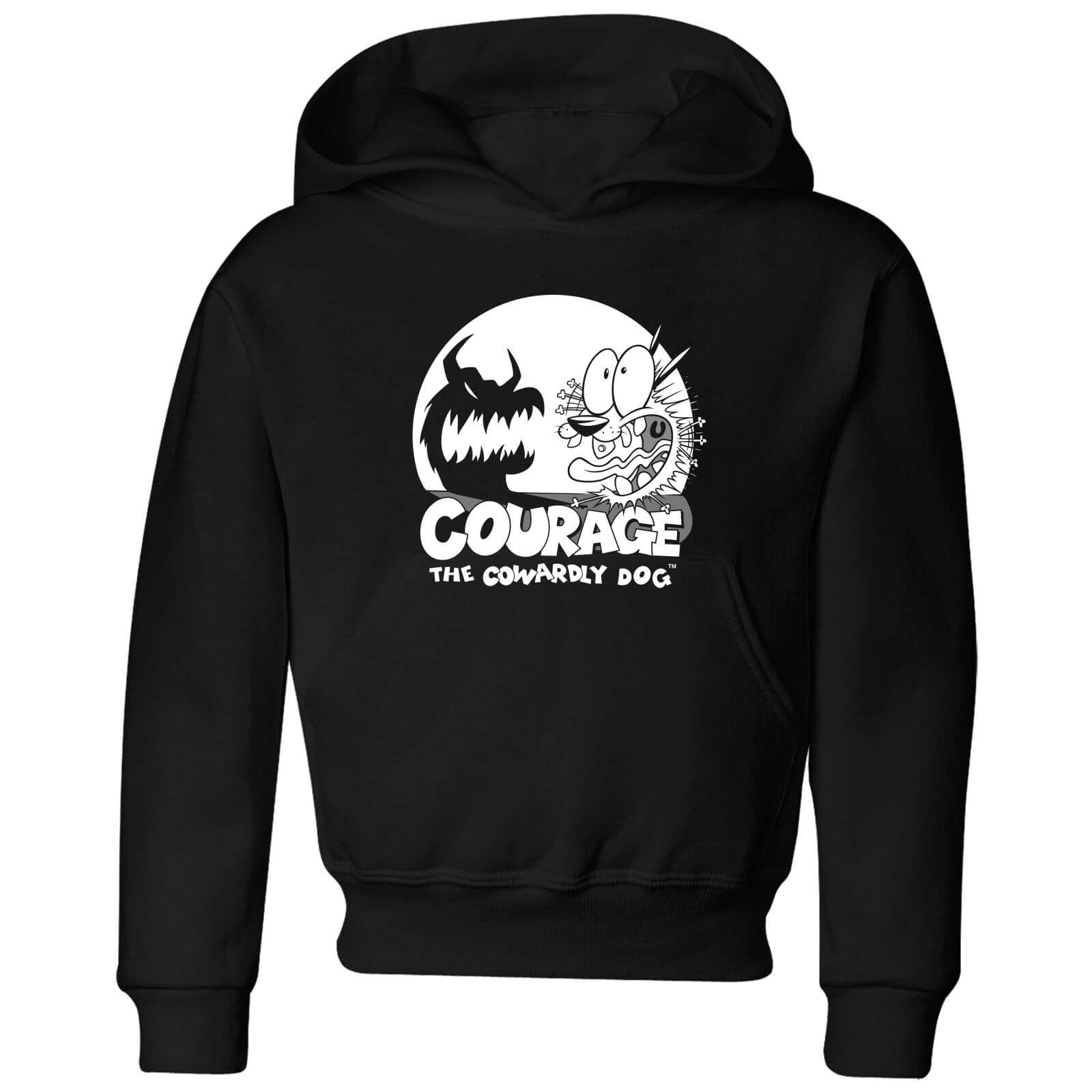 Courage The Cowardly Dog Spotlight Kids' Hoodie - Black - 11-12 Years - Black