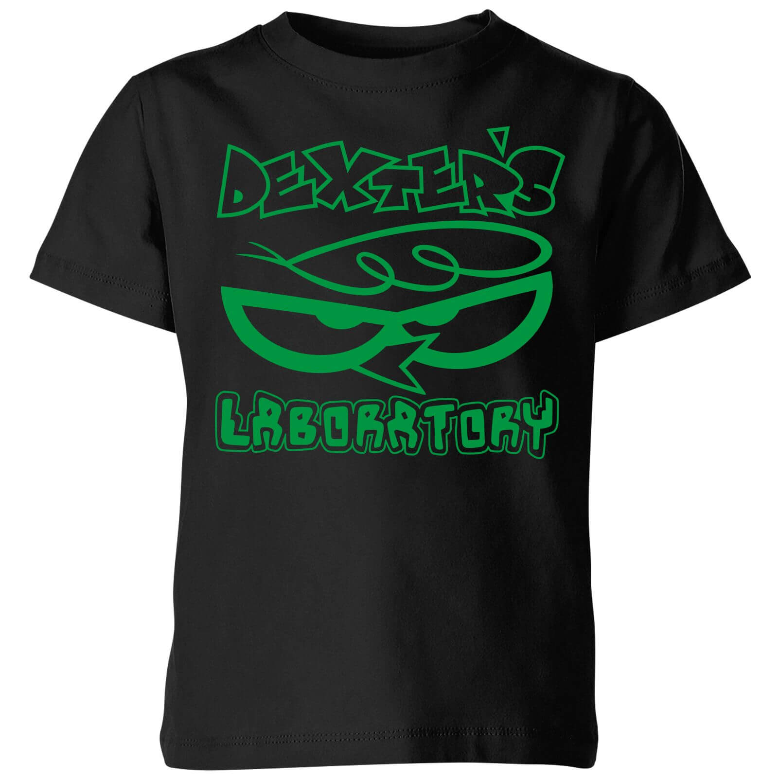 Dexters Lab Logo Kids' T-Shirt - Black - 7-8 Years - Black