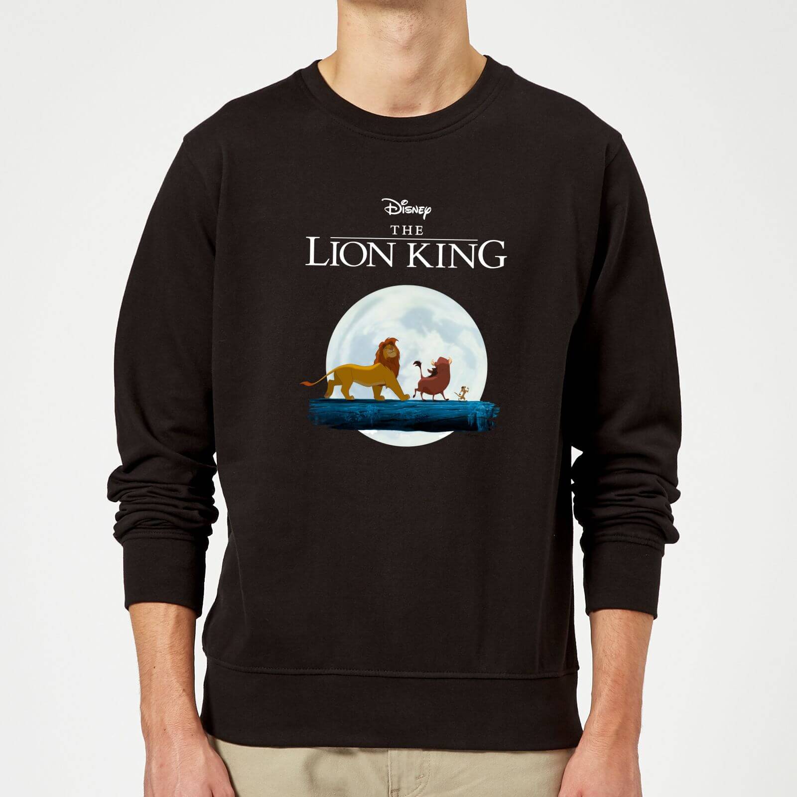 Disney lion king hakuna matata walk sweatshirt - black - xxl