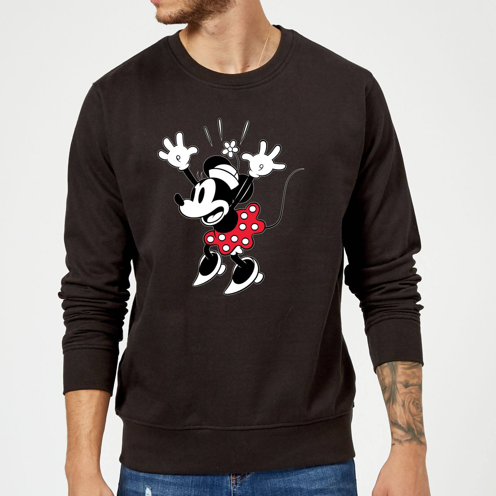 Disney Minnie Mouse Surprise Sweatshirt - Black - S