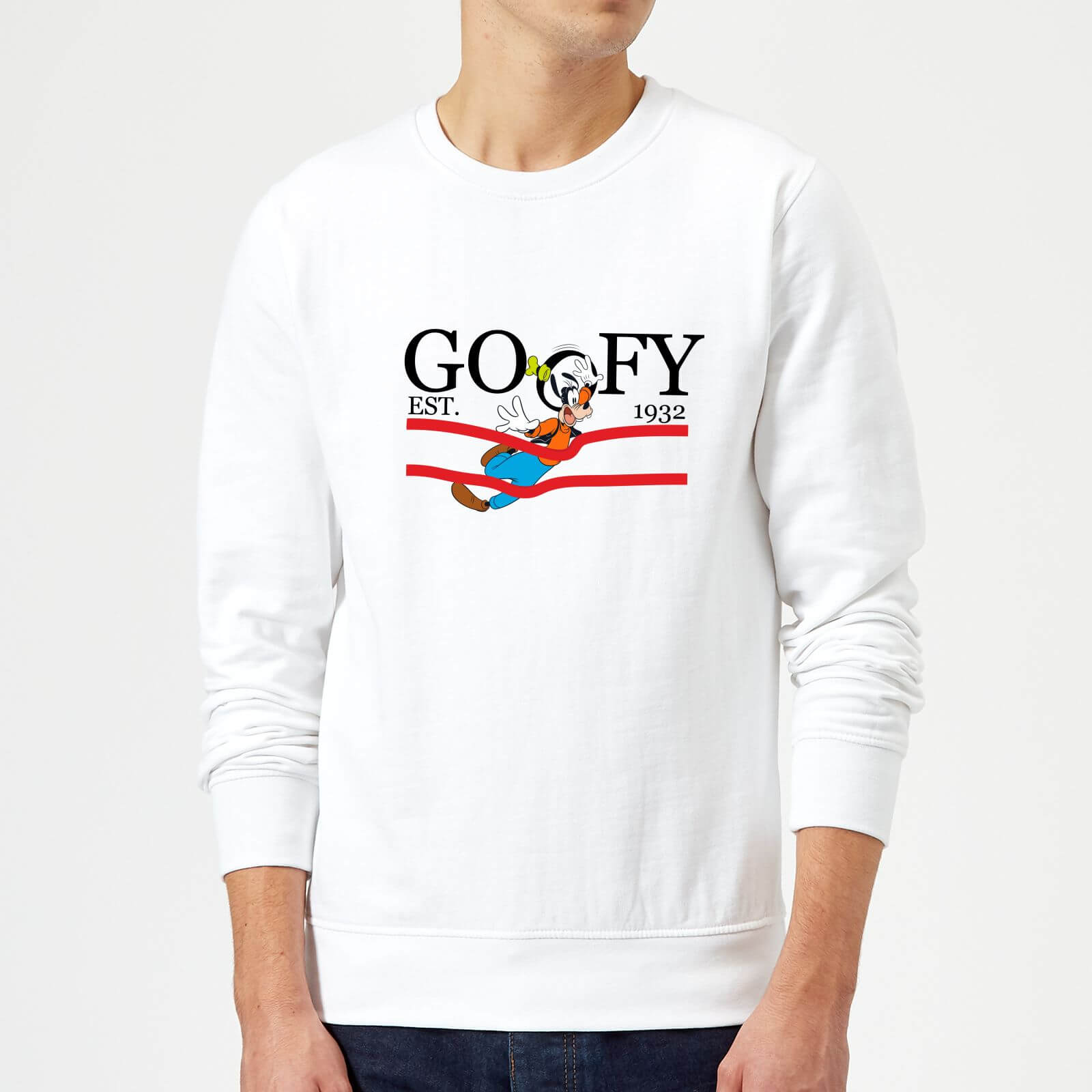 Disney Goofy By Nature Sweatshirt - White - M