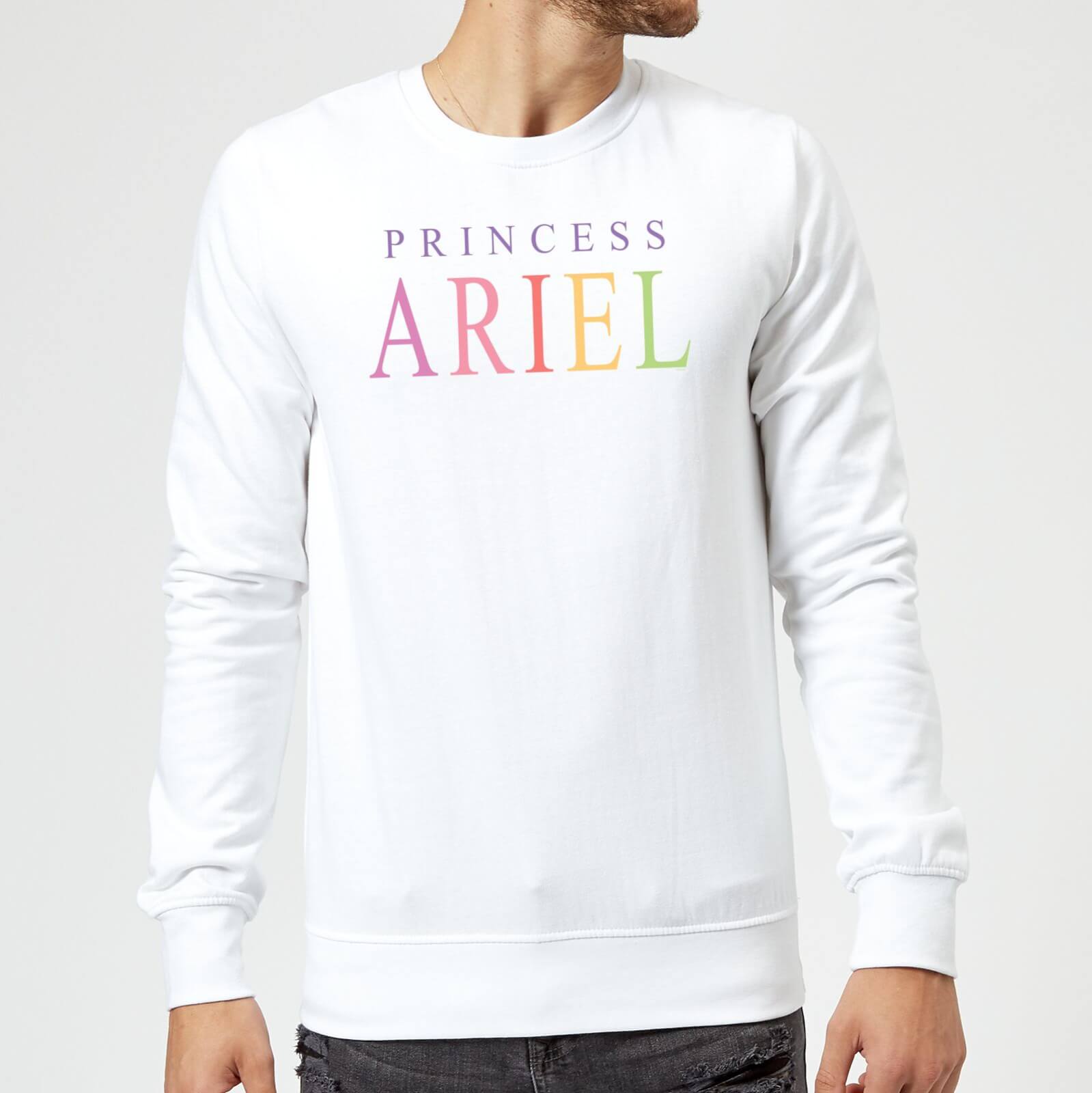Disney The Little Mermaid Princess Ariel Sweatshirt - White - XXL - White