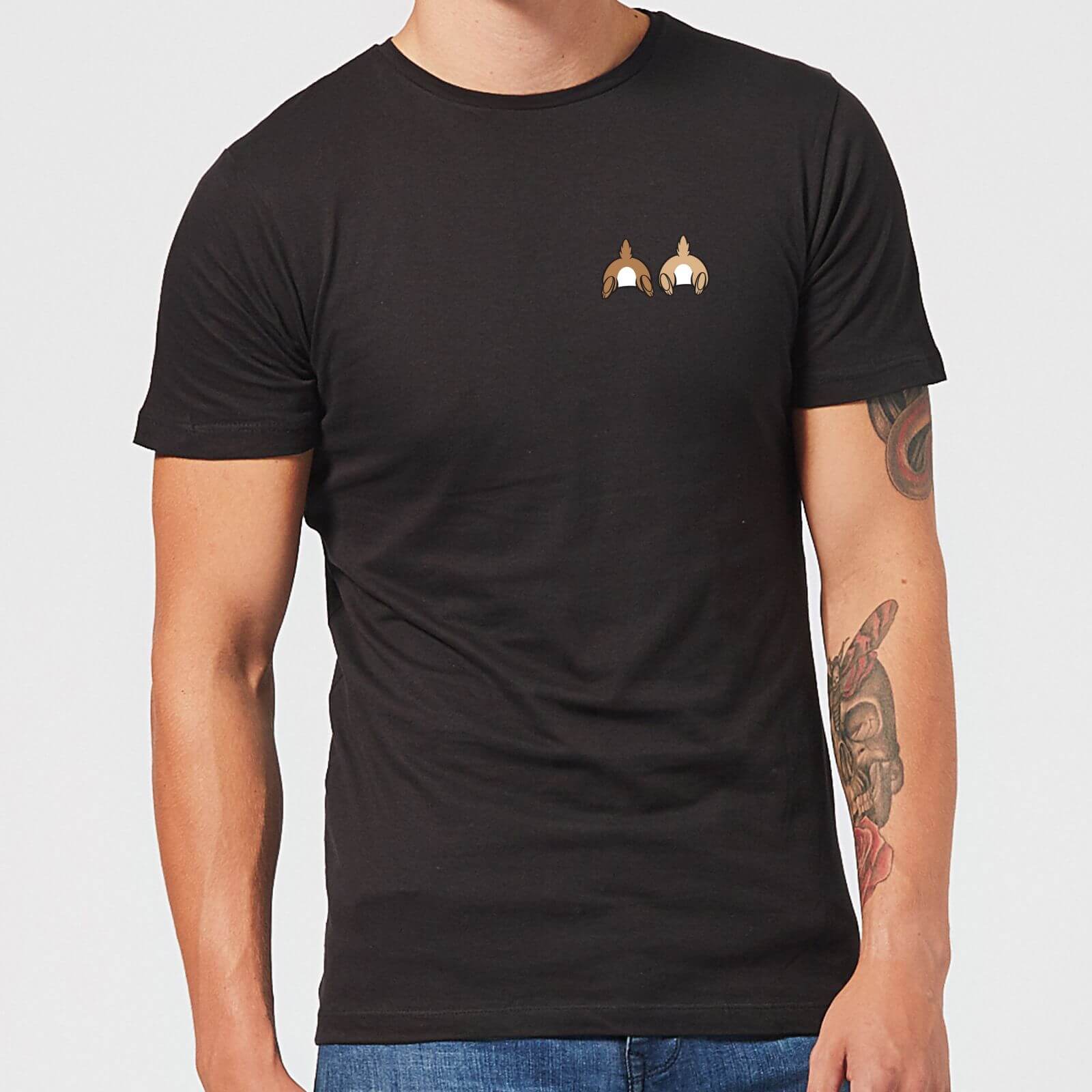 

Disney Chip And Dale Backside Men's T-Shirt - Black - XS