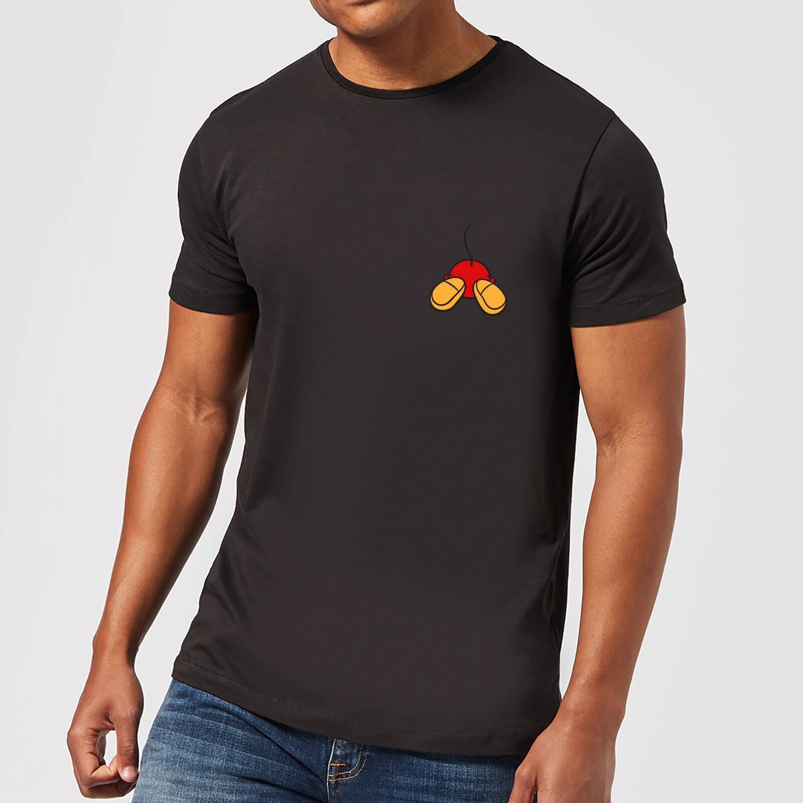 Disney Mickey Mouse Backside Men's T-Shirt - Black - M