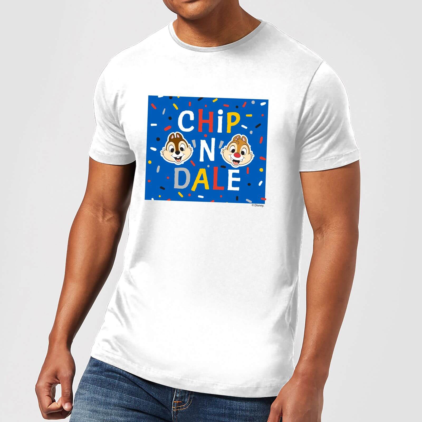 

Disney Chip N' Dale Men's T-Shirt - White - L - Bianco