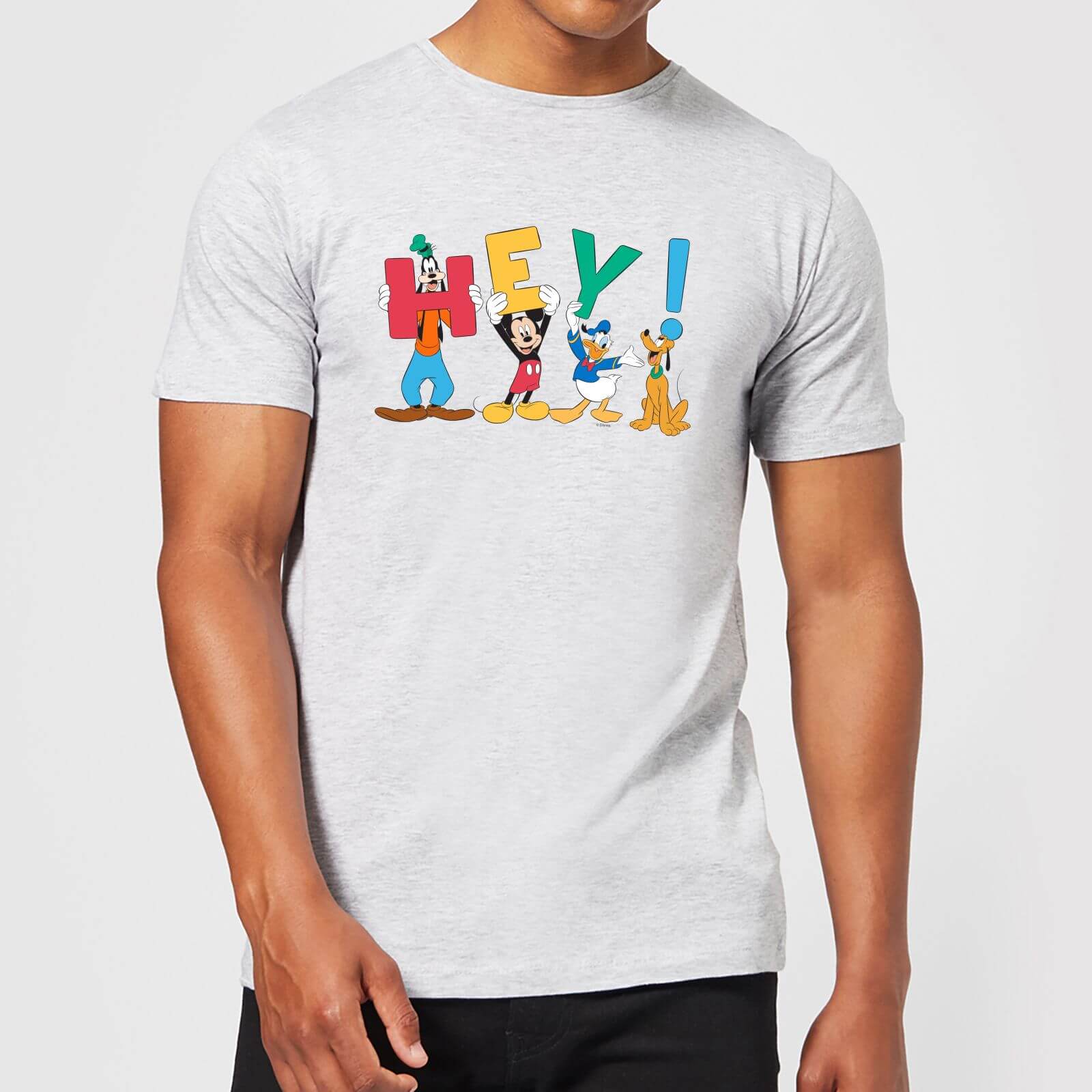 

Disney Mickey Mouse Hey! Men's T-Shirt - Grey - M