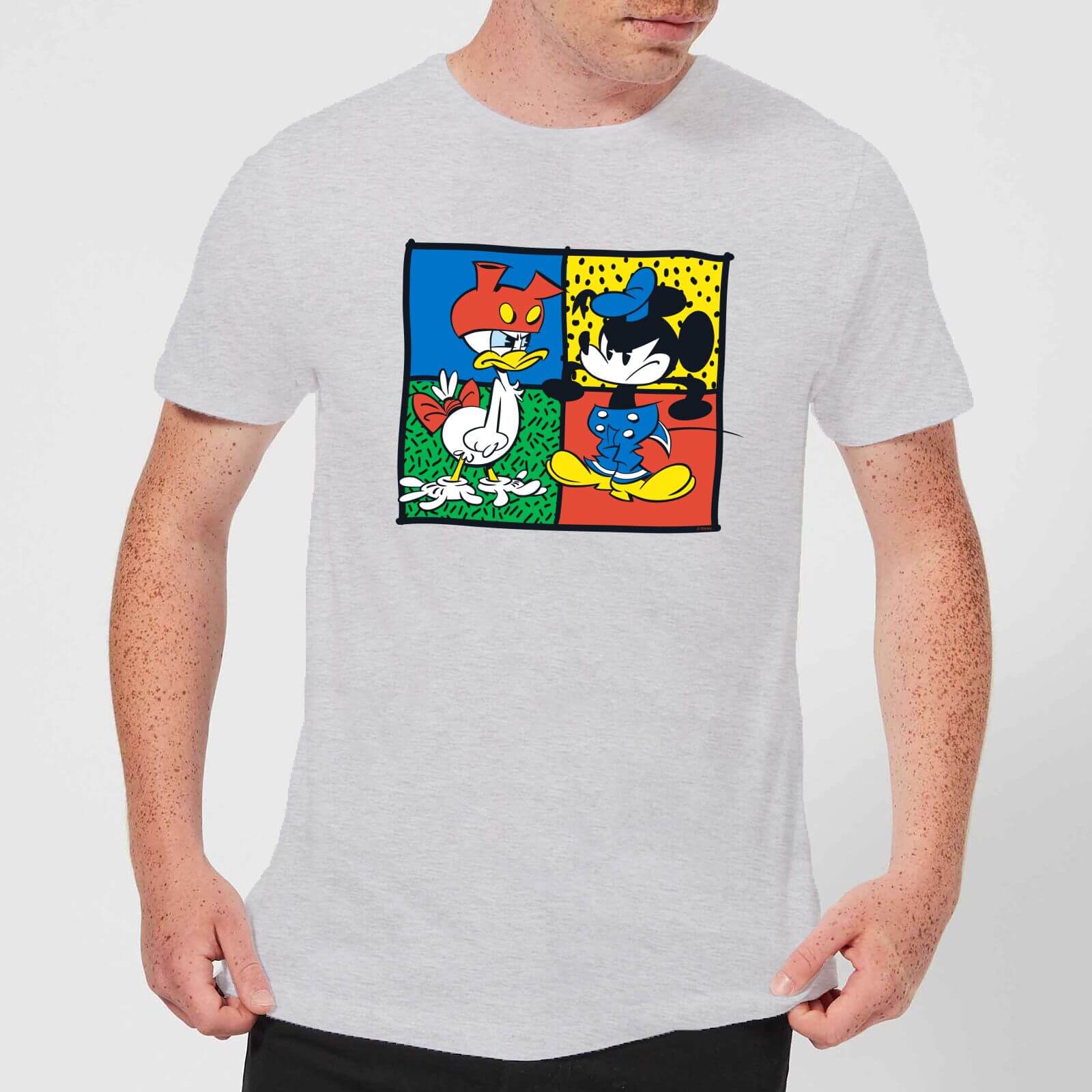 

Disney Mickey And Donald Clothes Swap Men's T-Shirt - Grey - S