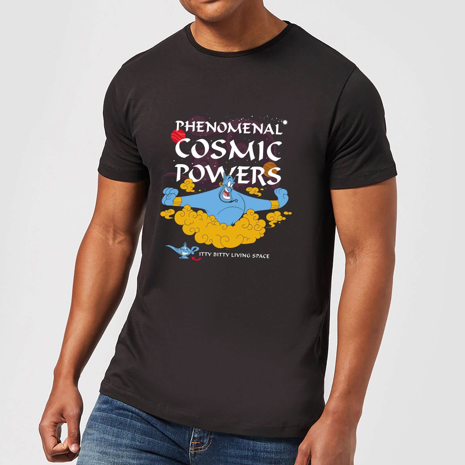 Disney Aladdin Phenomenal Cosmic Power Men's T-Shirt - Black - S