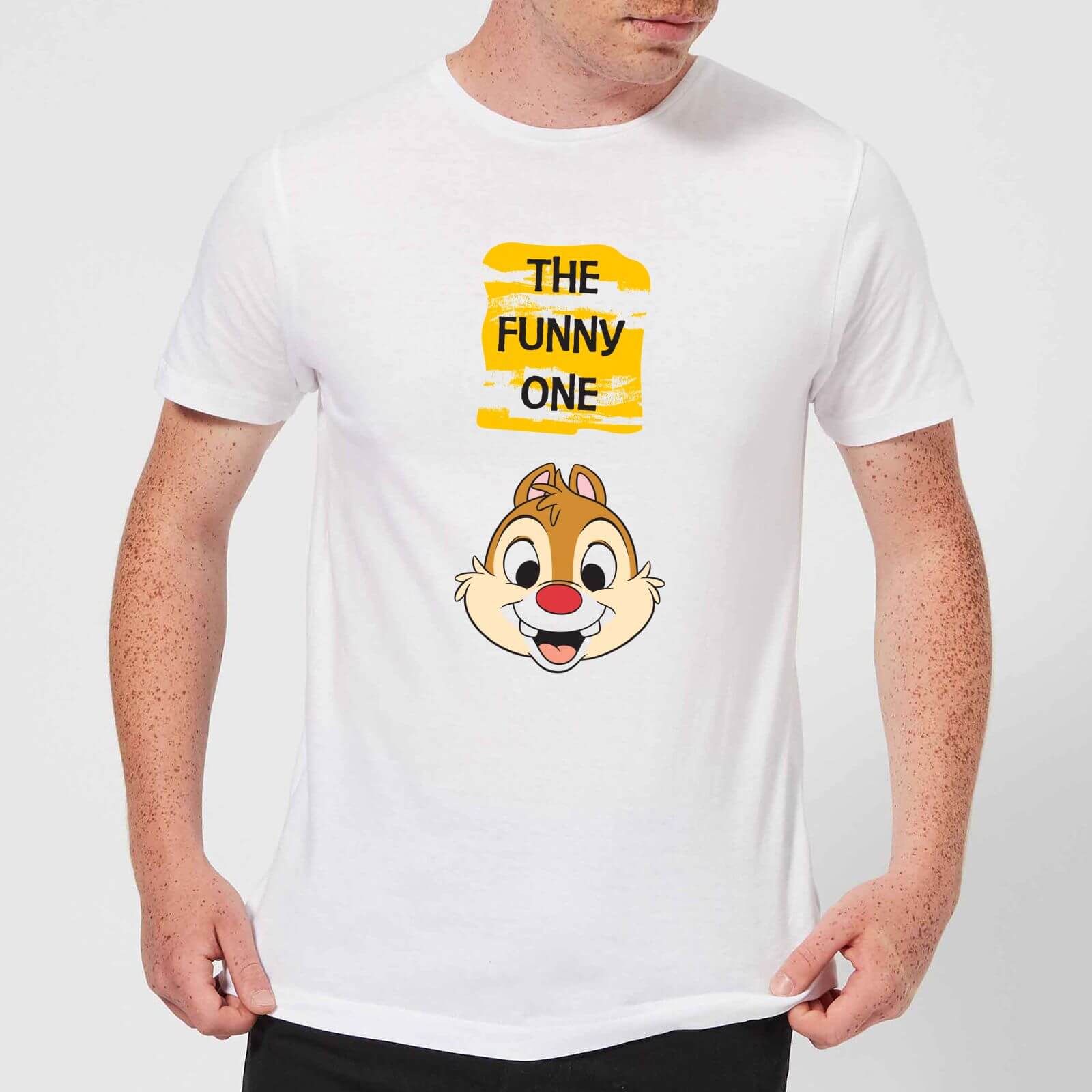 Disney Chip 'N' Dale The Funny One Men's T-Shirt - White - XXL