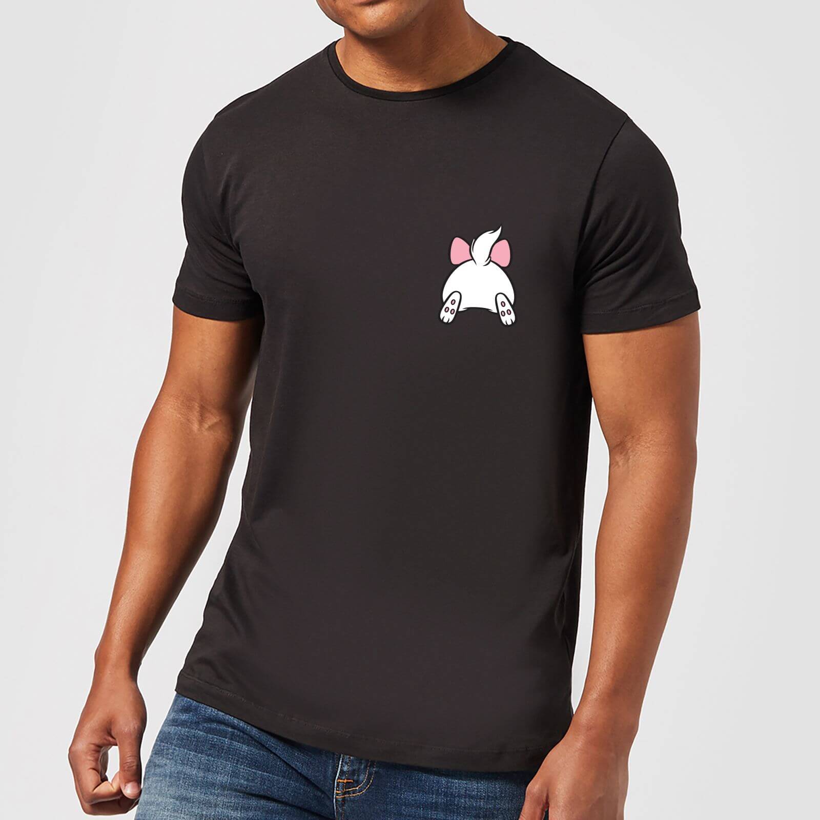 

Disney Marie Backside Men's T-Shirt - Black - XS