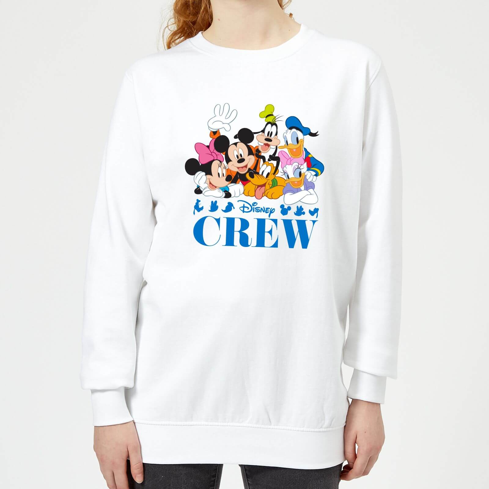 Disney Crew Women's Sweatshirt - White - XS - White