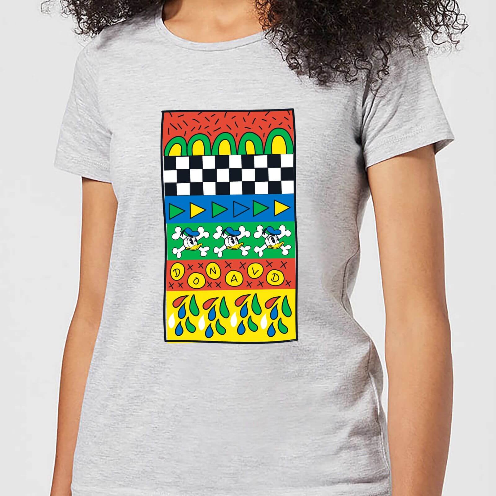 

Donald Duck Vintage Pattern Women's T-Shirt - Grey - XS - Grigio