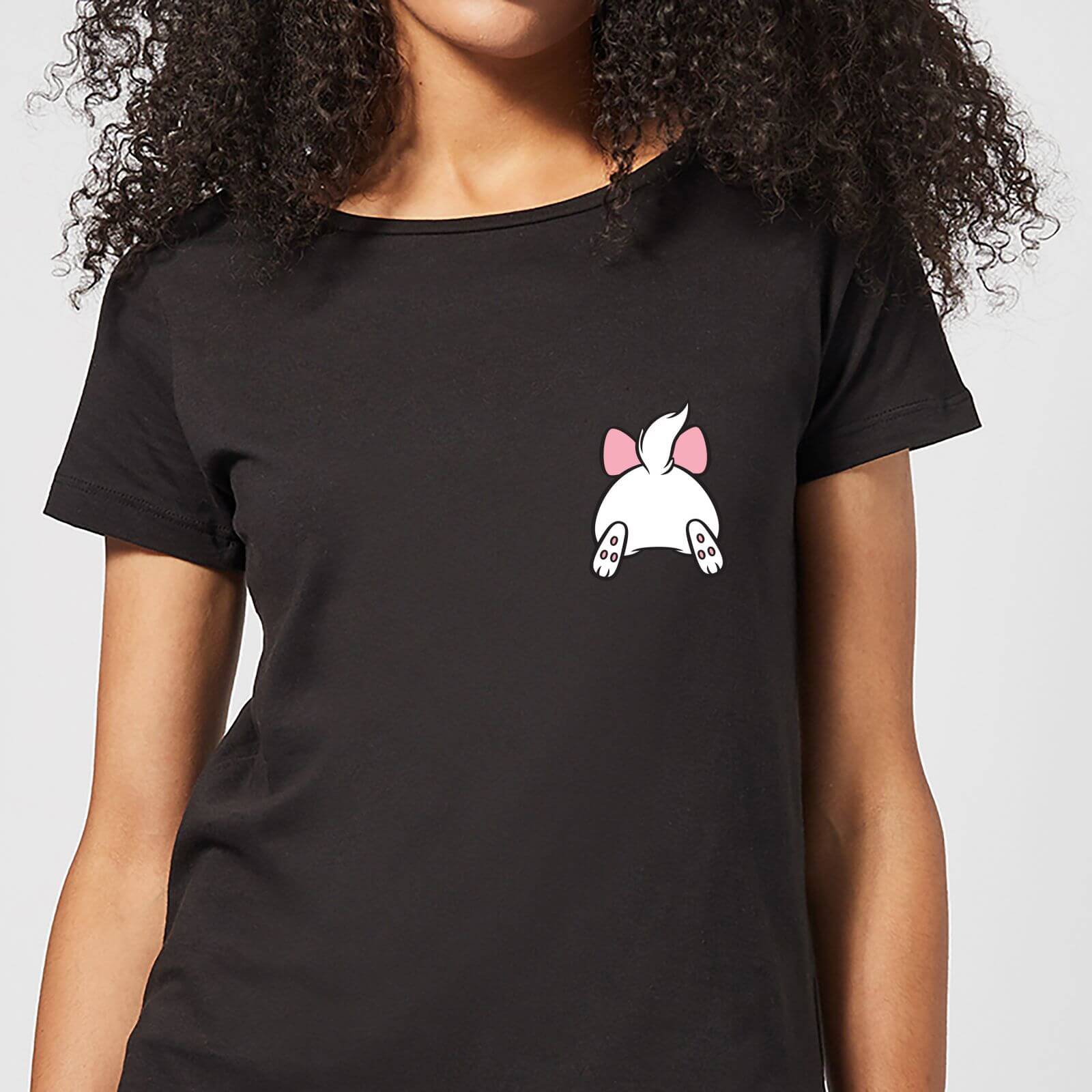 Disney Marie Backside Women's T-Shirt - Black - XL