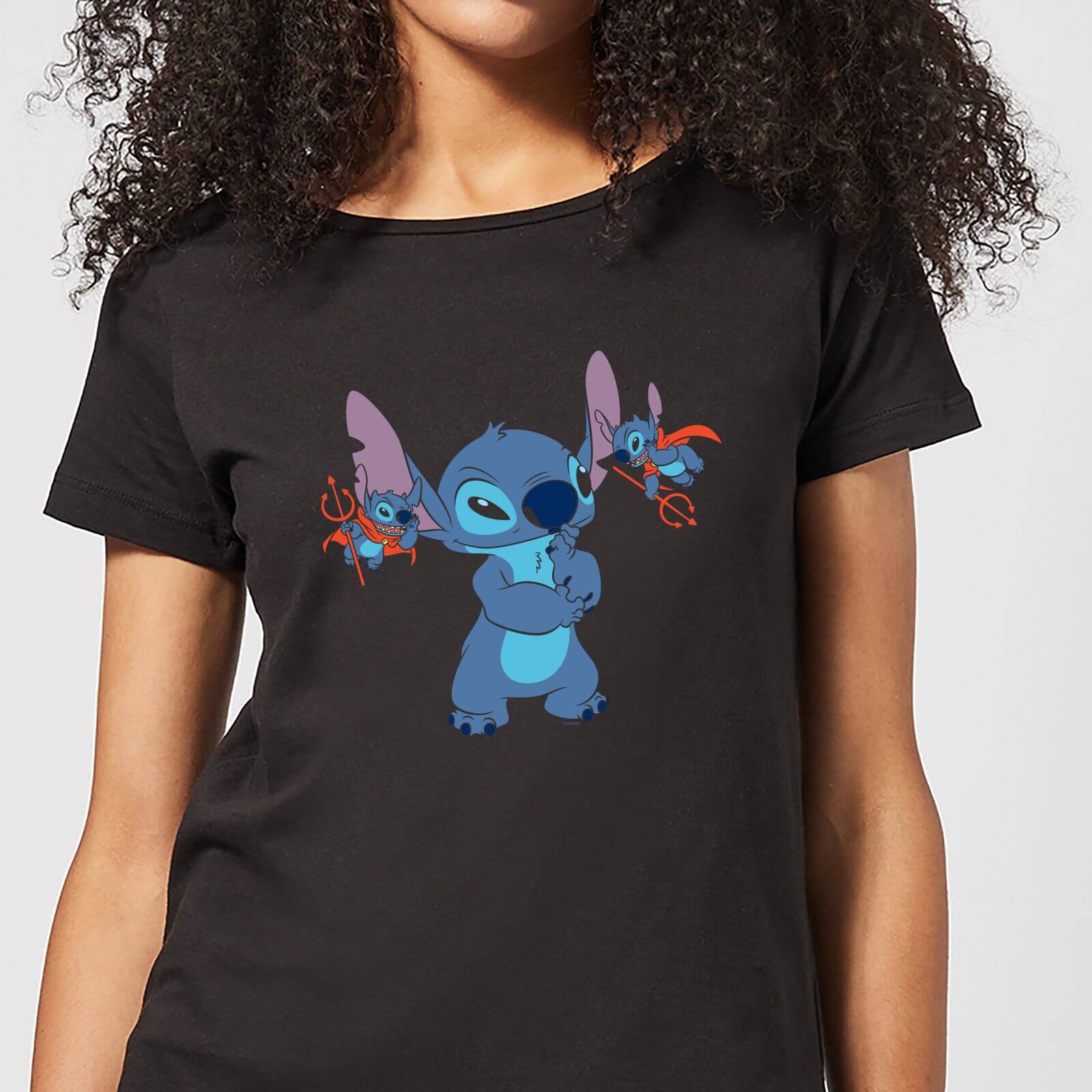 

T-Shirt Disney Lilo And Stitch Little Devils - Nero - Donna - M