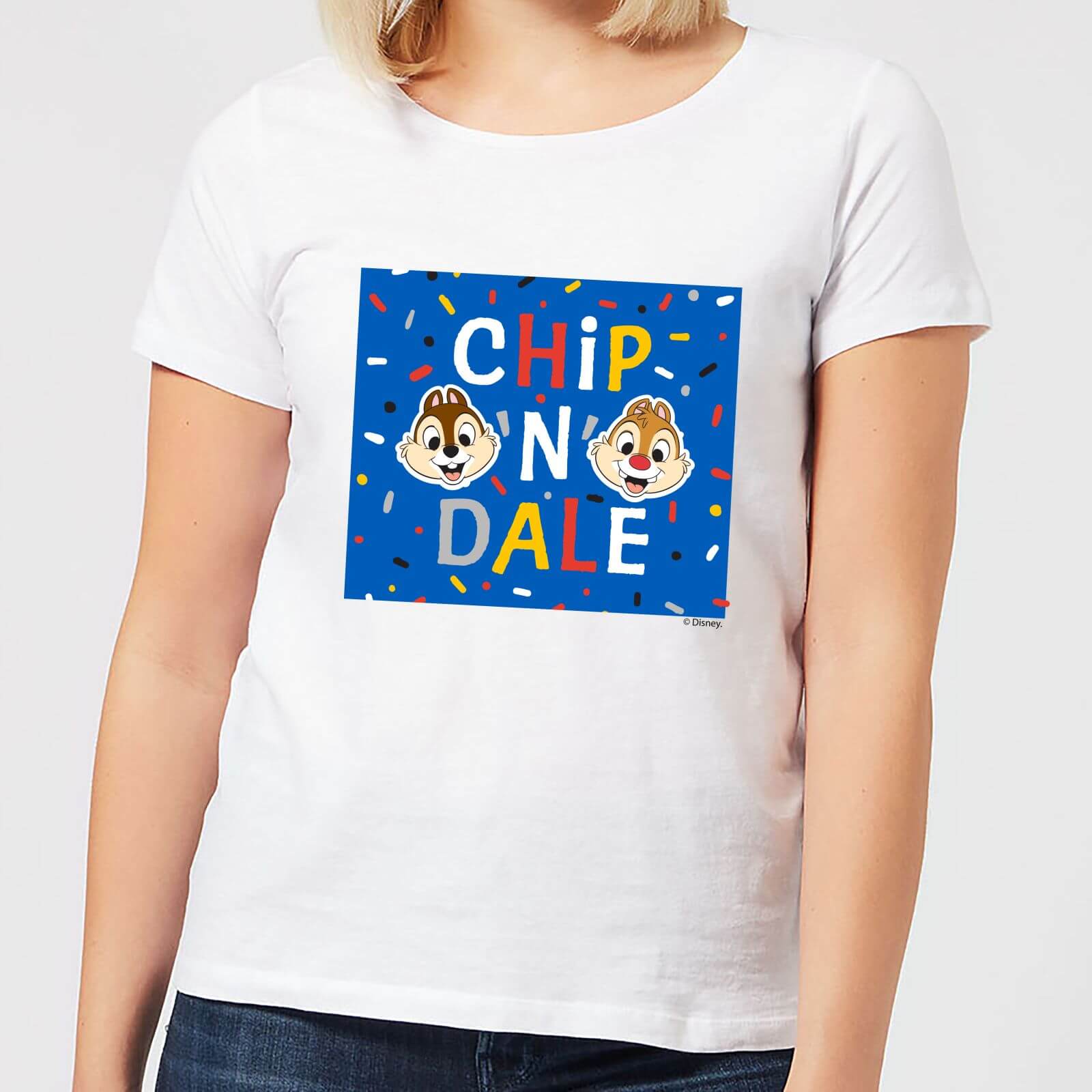 

Disney Chip N' Dale Women's T-Shirt - White - M