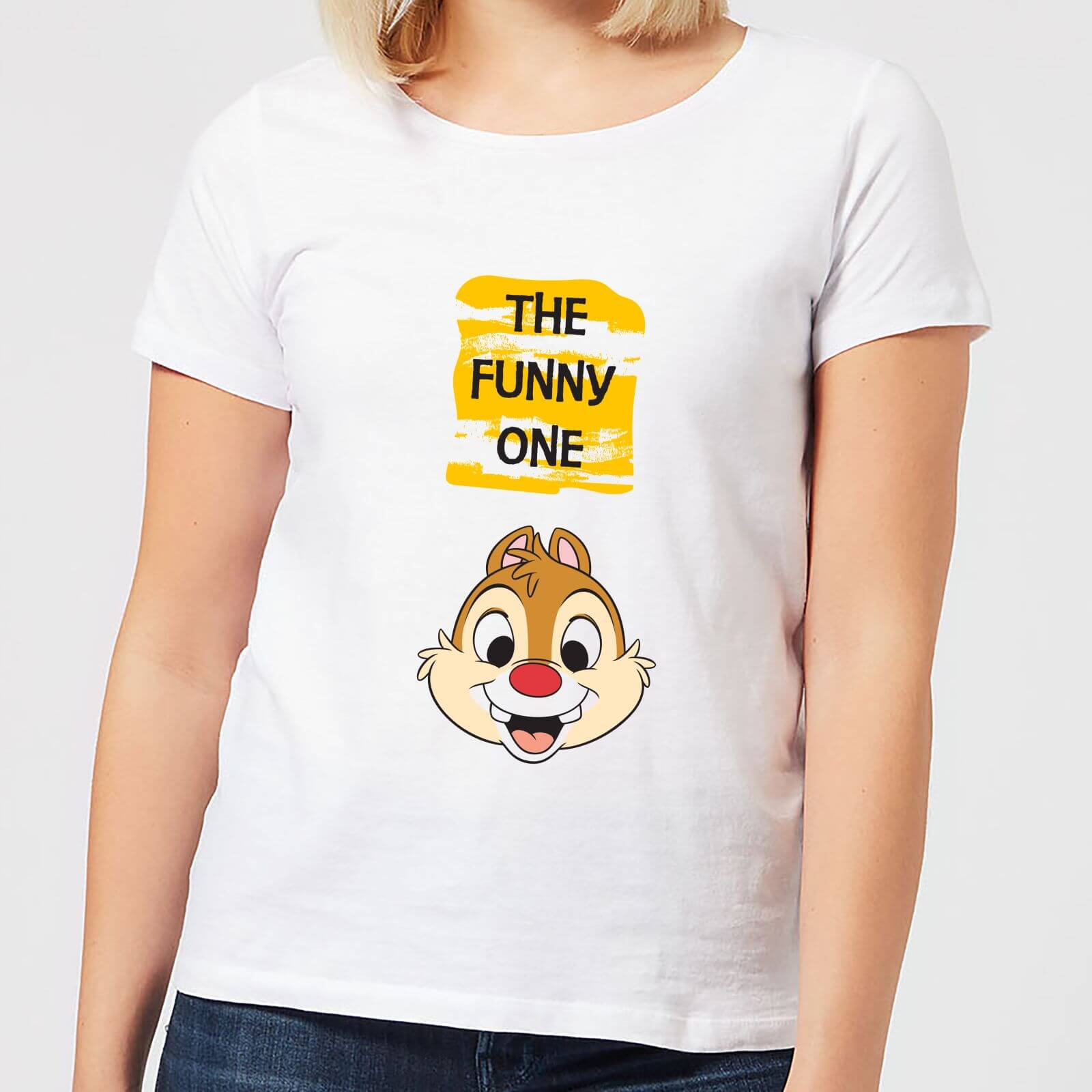

Disney Chip 'N' Dale The Funny One Women's T-Shirt - White - XL