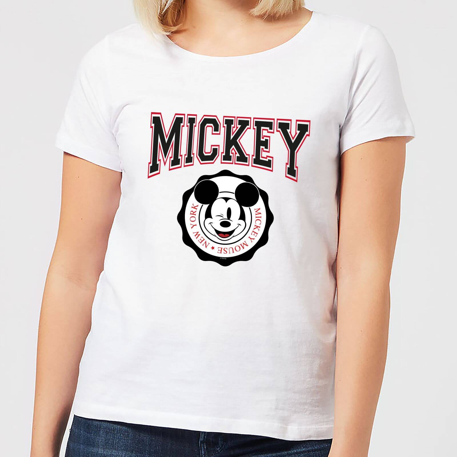 

Disney Mickey New York Women's T-Shirt - White - XL - Bianco