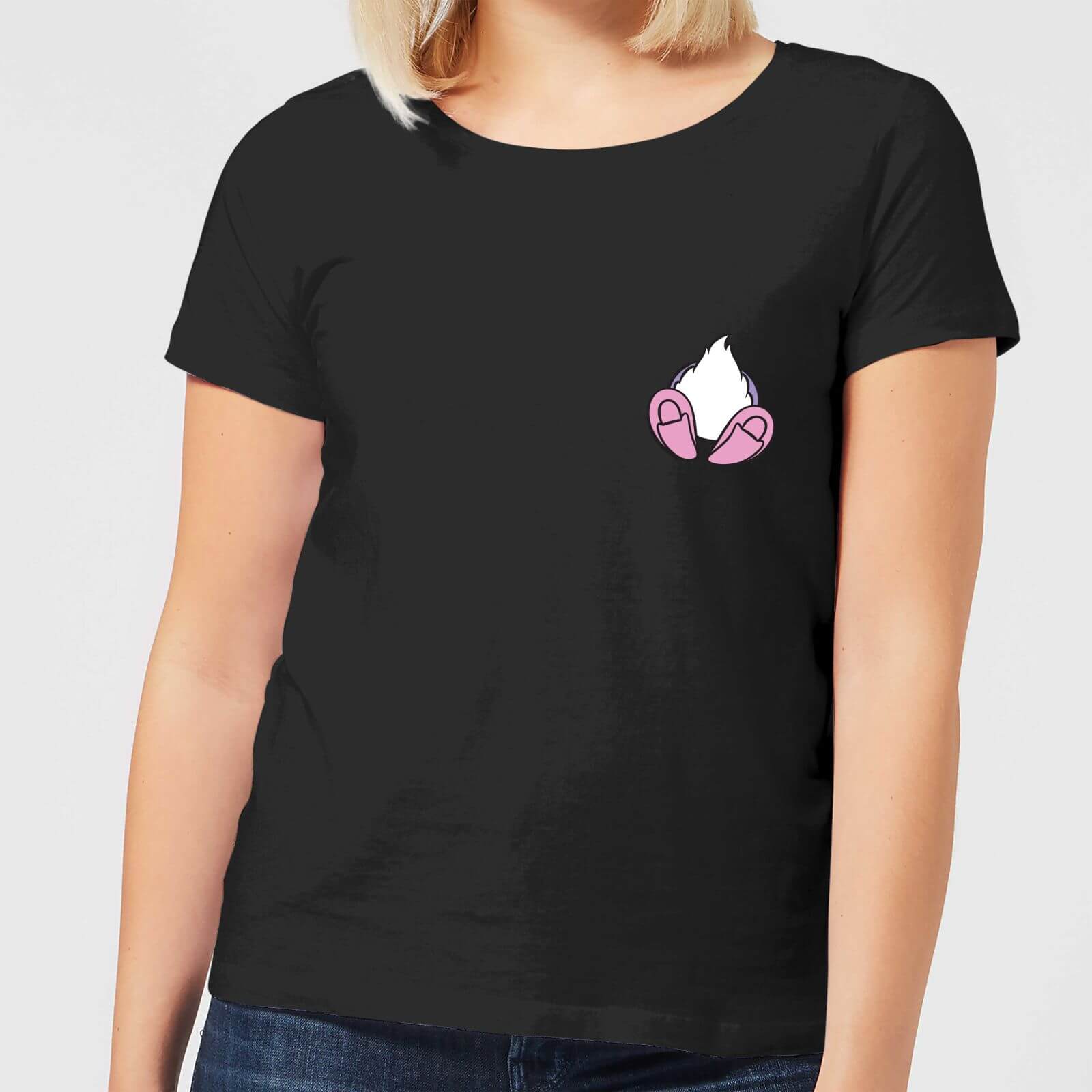 Disney Daisy Duck Backside Women's T-Shirt - Black - L - Black