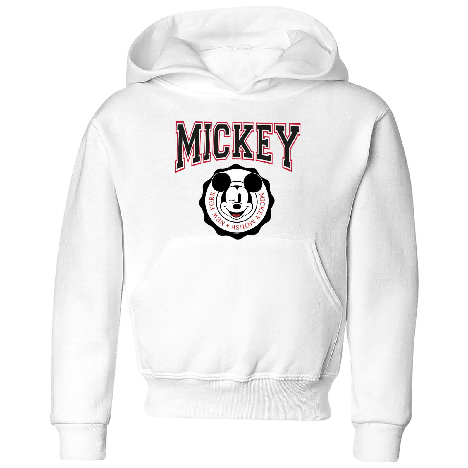 

Disney Mickey New York Kids' Hoodie - White - 9-10 Anni