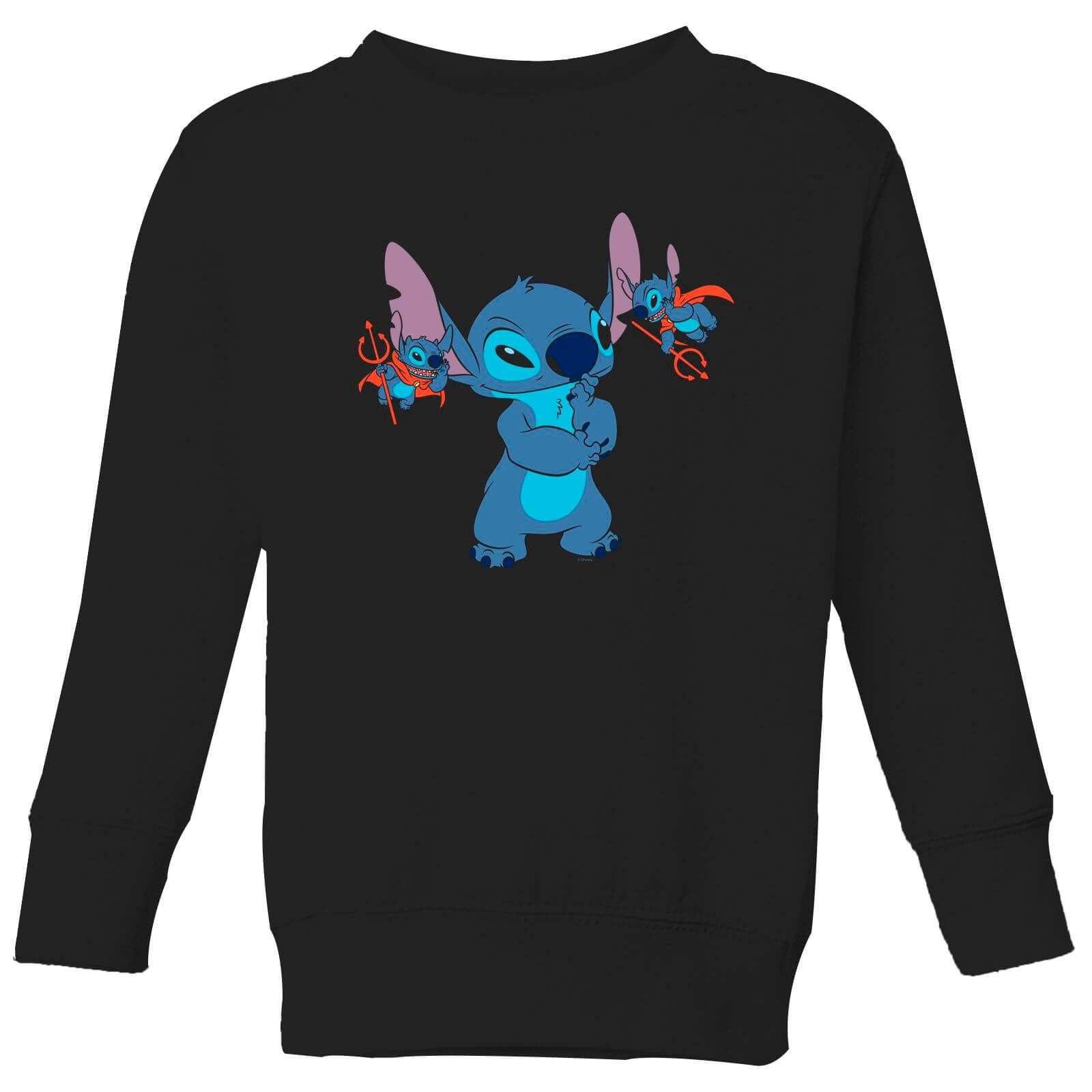 Disney Lilo And Stitch Little Devils Kids%27 Sweatshirt - Black - 11-12 Years