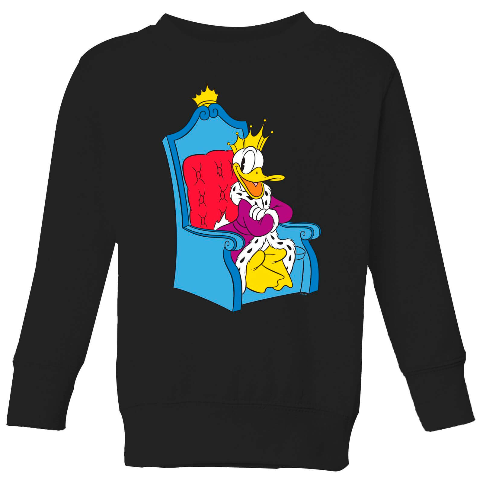 

Disney King Donald Kids' Sweatshirt - Black - 5-6 Anni