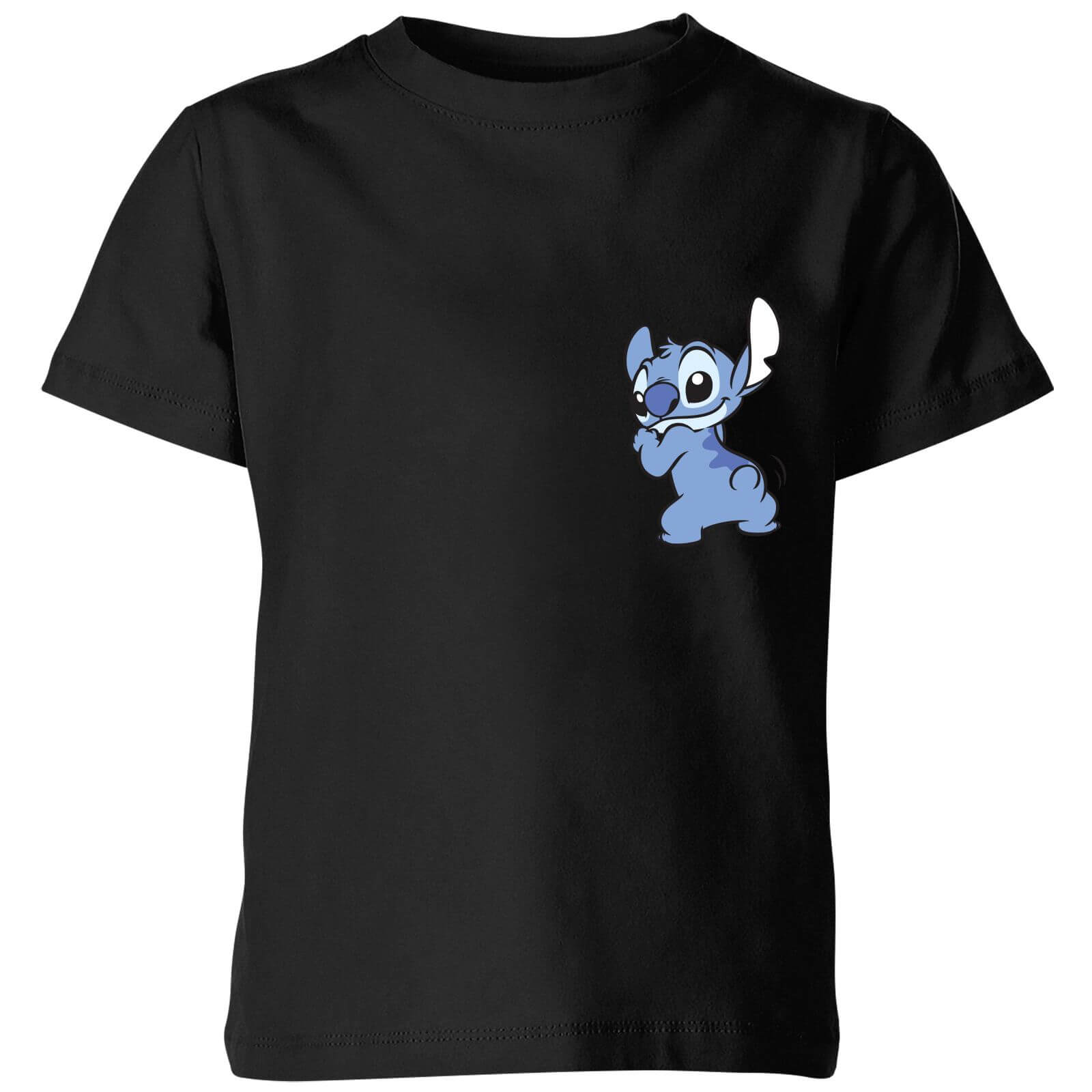 Disney Stitch Backside Kinder T-Shirt - Schwarz - 11-12 Jahre