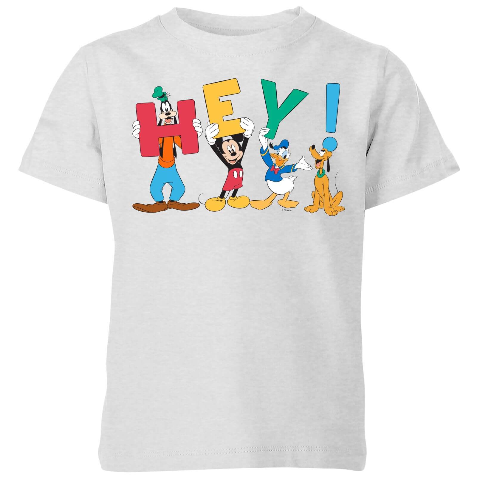 

Disney Mickey Mouse Hey! Kids' T-Shirt - Grey - 3-4 ans