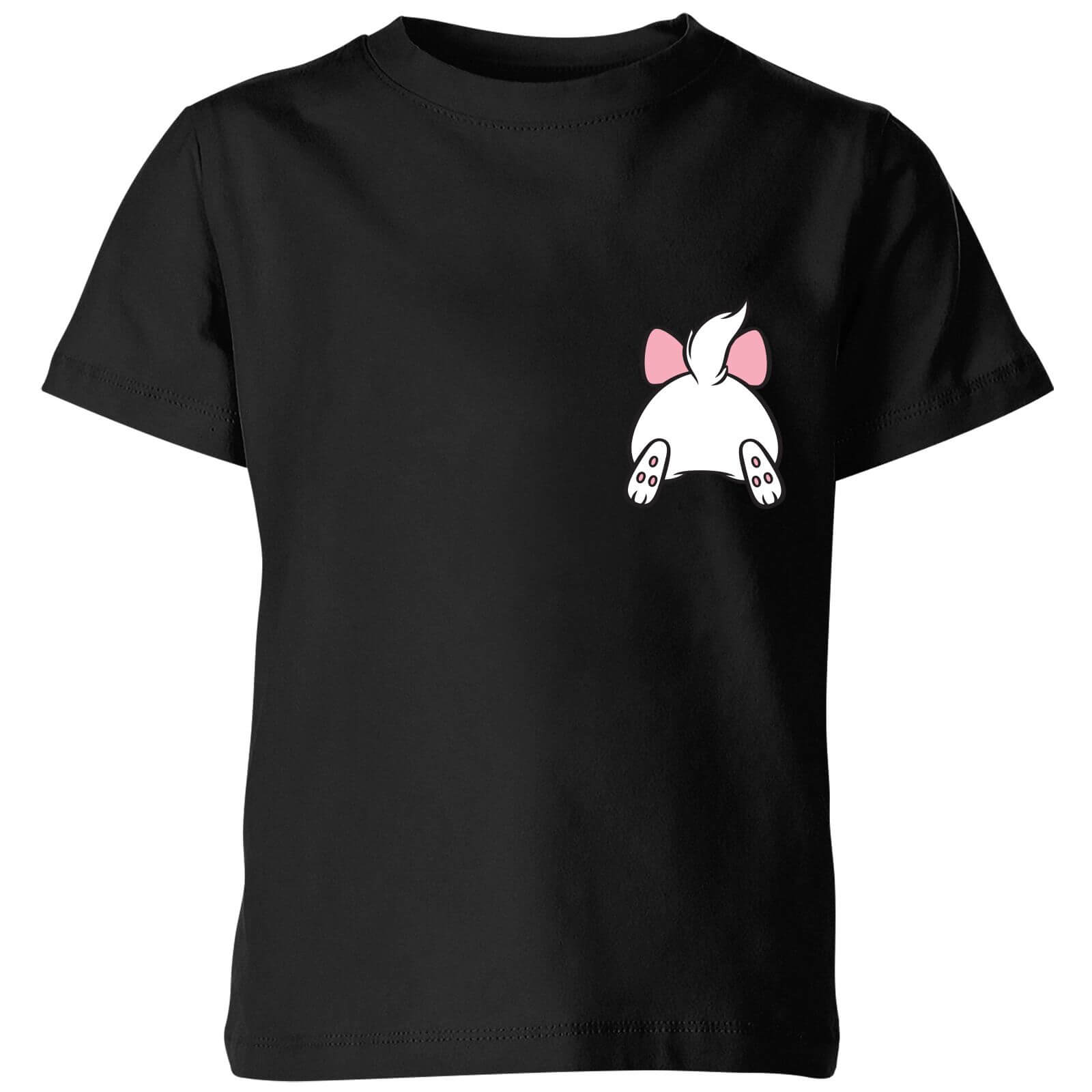 

Disney Marie Backside Kids' T-Shirt - Black - 3-4 Anni - Nero