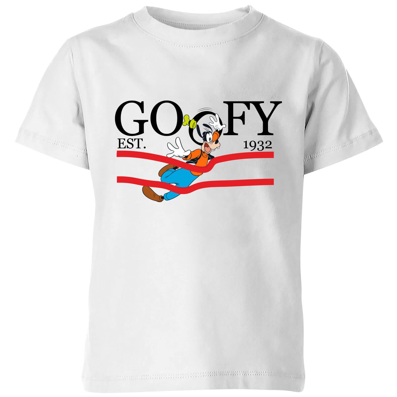 Disney Goofy By Nature Kinder T-Shirt - Weiß - 9-10 Jahre