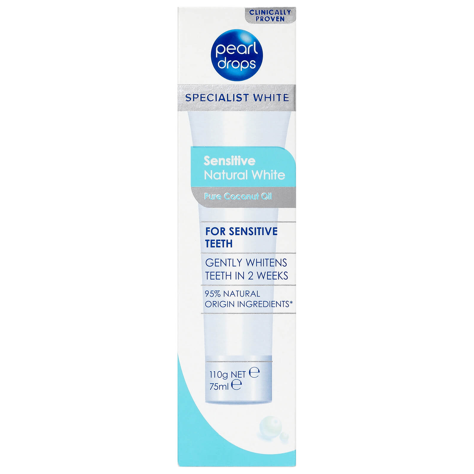 

Pearl Drops Sensitive Natural White Toothpaste 75ml