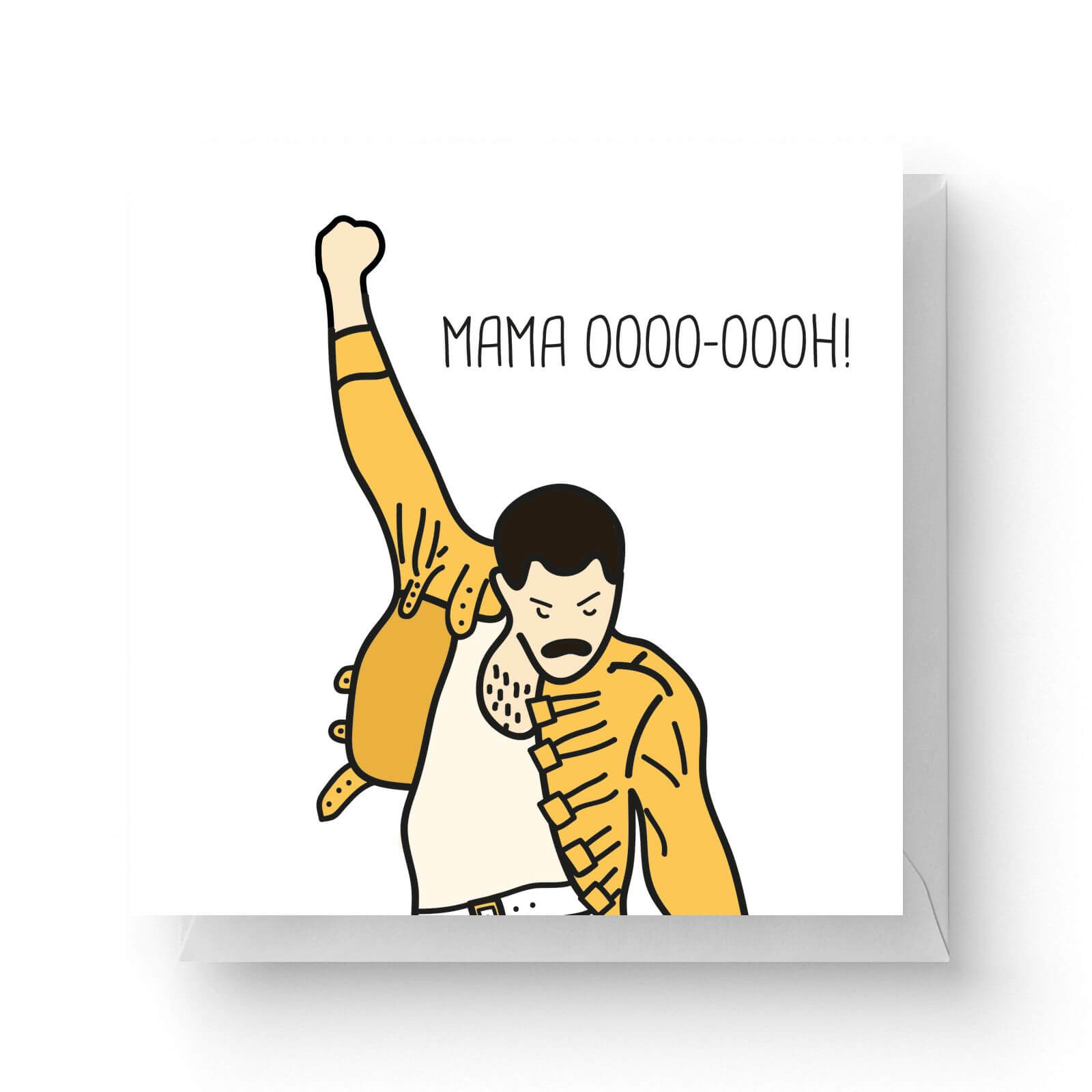 Image of Mama Oooo-oooh! Square Greetings Card (14.8cm x 14.8cm)