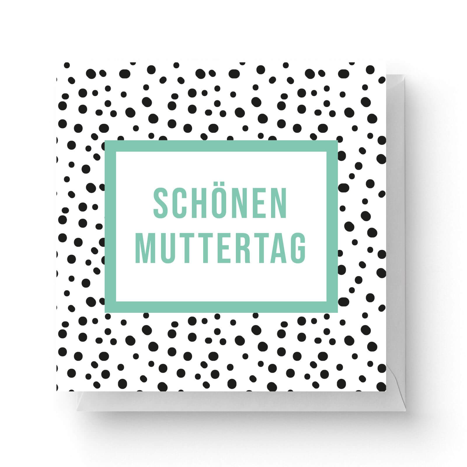 Image of Schönen Muttertag Square Greetings Card (14.8cm x 14.8cm)