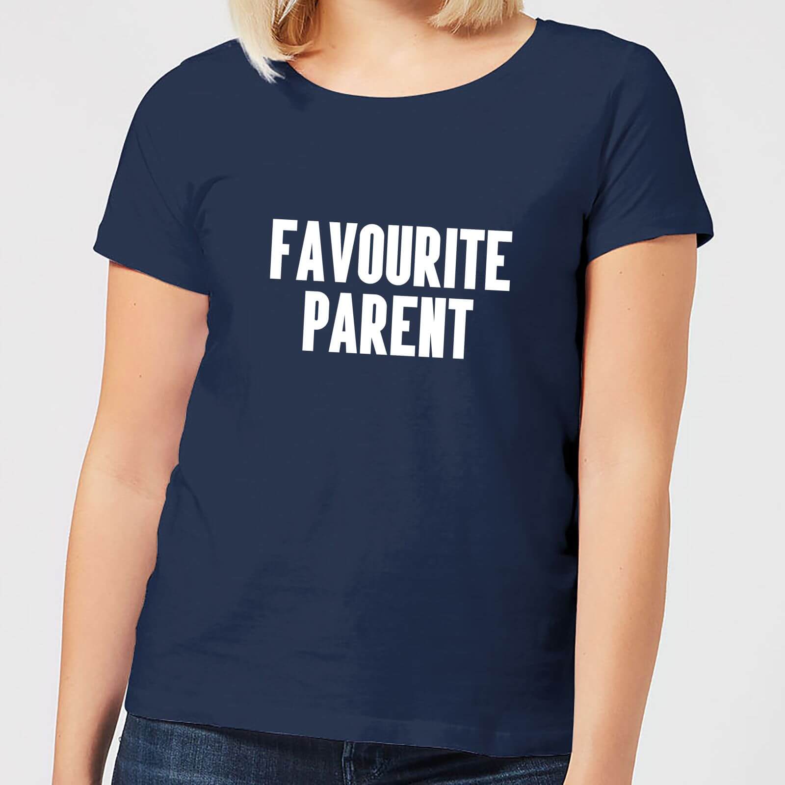 Favourite Parent Women's T-Shirt - Navy - S - Navy
