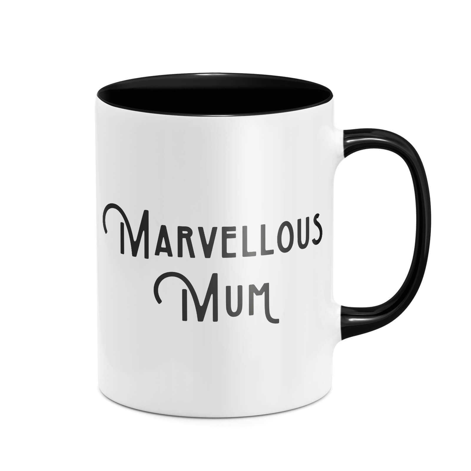 Marvellous Mum Mug - White/Black