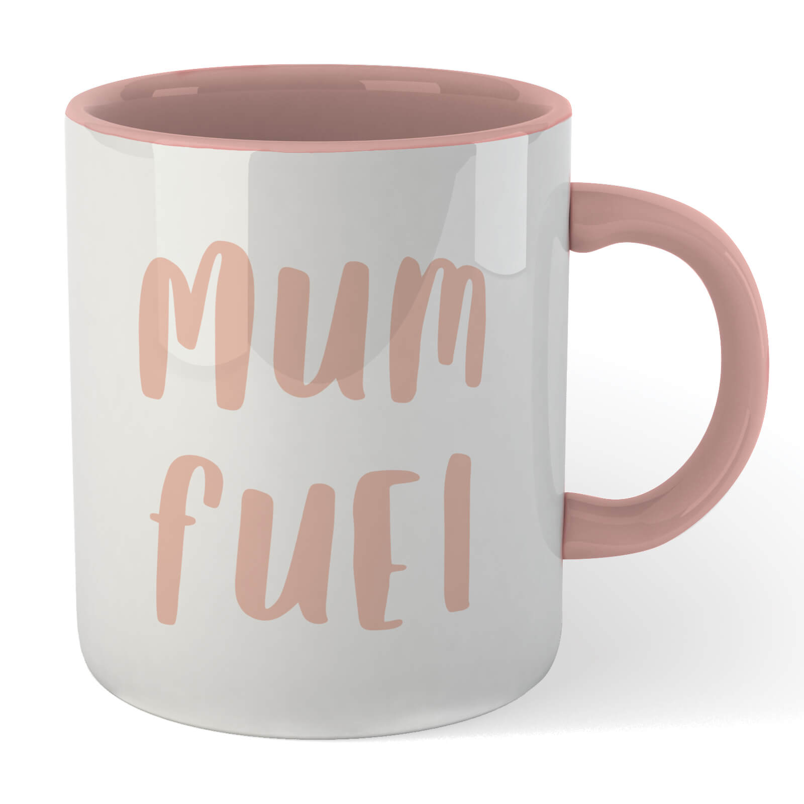 Mum Fuel Mug - White/Pink