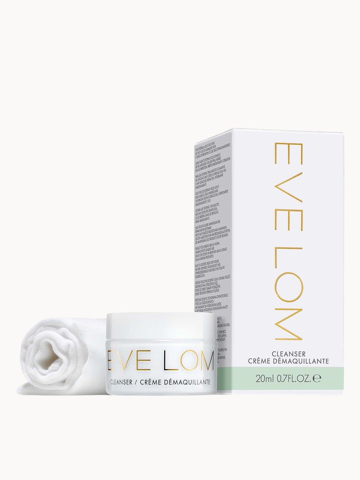 Eve Lom Cleanser and 1/2 Cloth 20ml 3