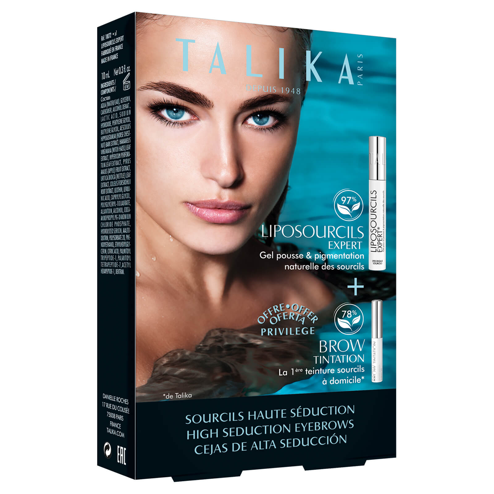 Talika Gift Pack 2019 - High Seduction Eyebrows