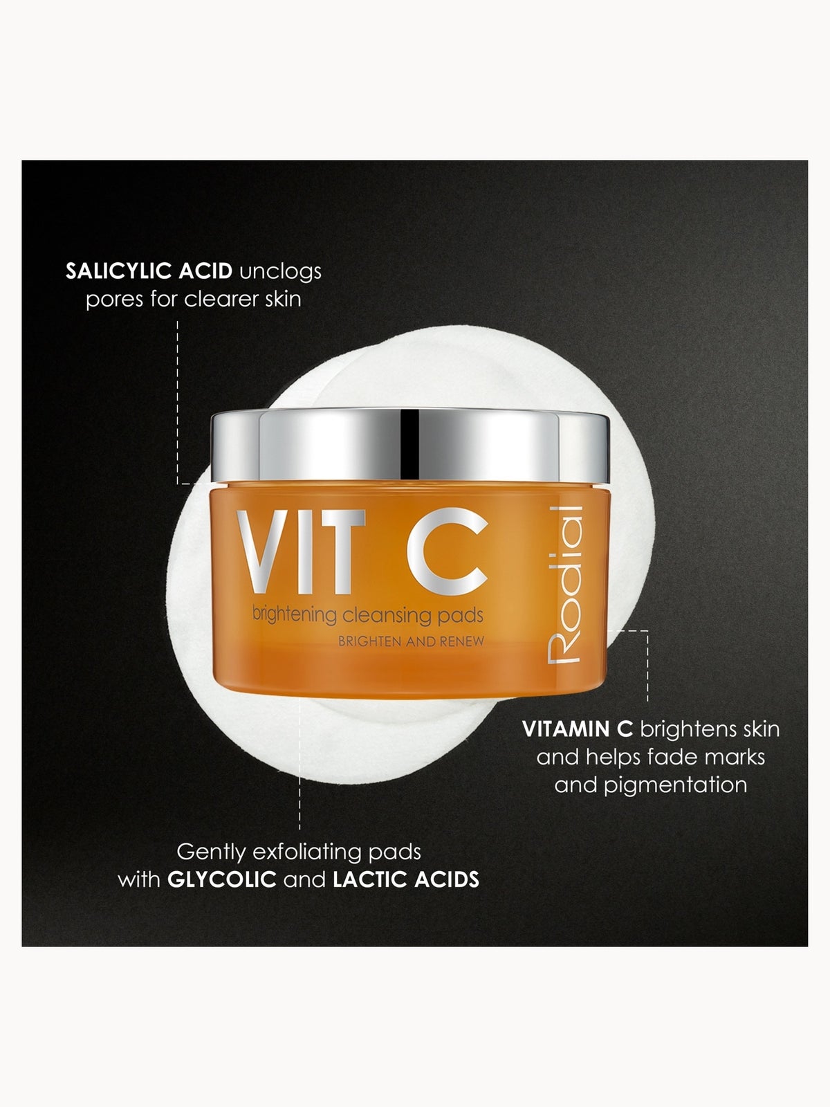 Rodial Vitamin C Brightening Pads (50 Pads) 3