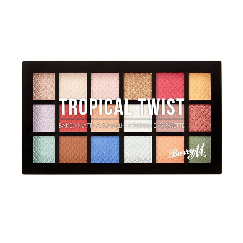 

Barry M Cosmetics Baked Eyeshadow Palette Tropical Twist