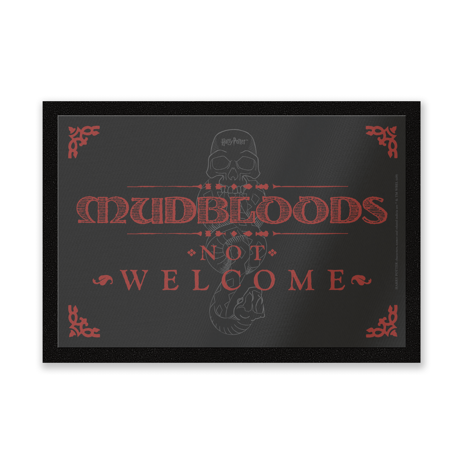 

Paillasson Mudbloods Not Welcome Harry Potter