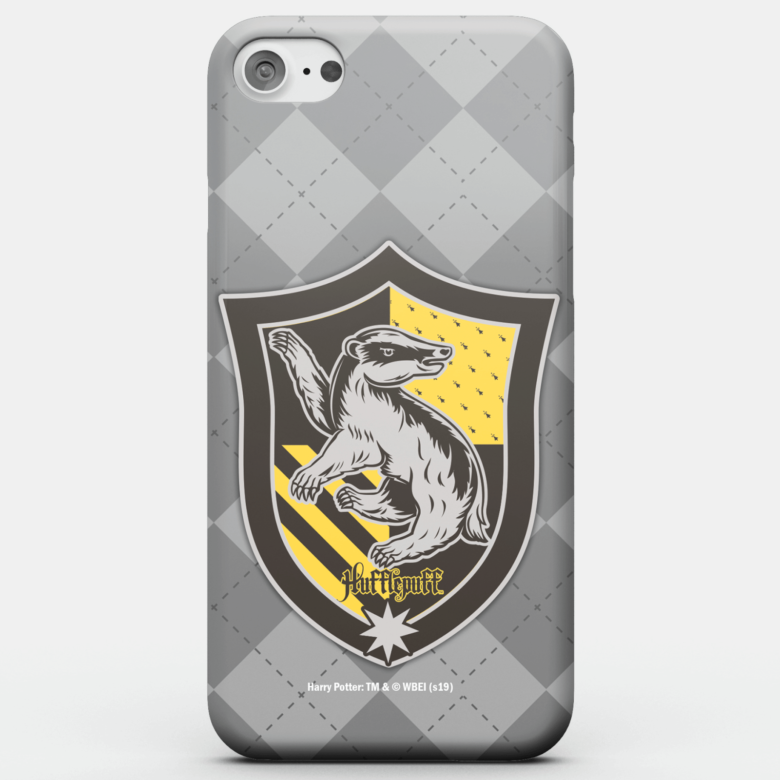 Harry Potter Phonecases Hufflepuff Crest Phone Case for iPhone and Android - iPhone 8 Plus - Snap Case - Gloss