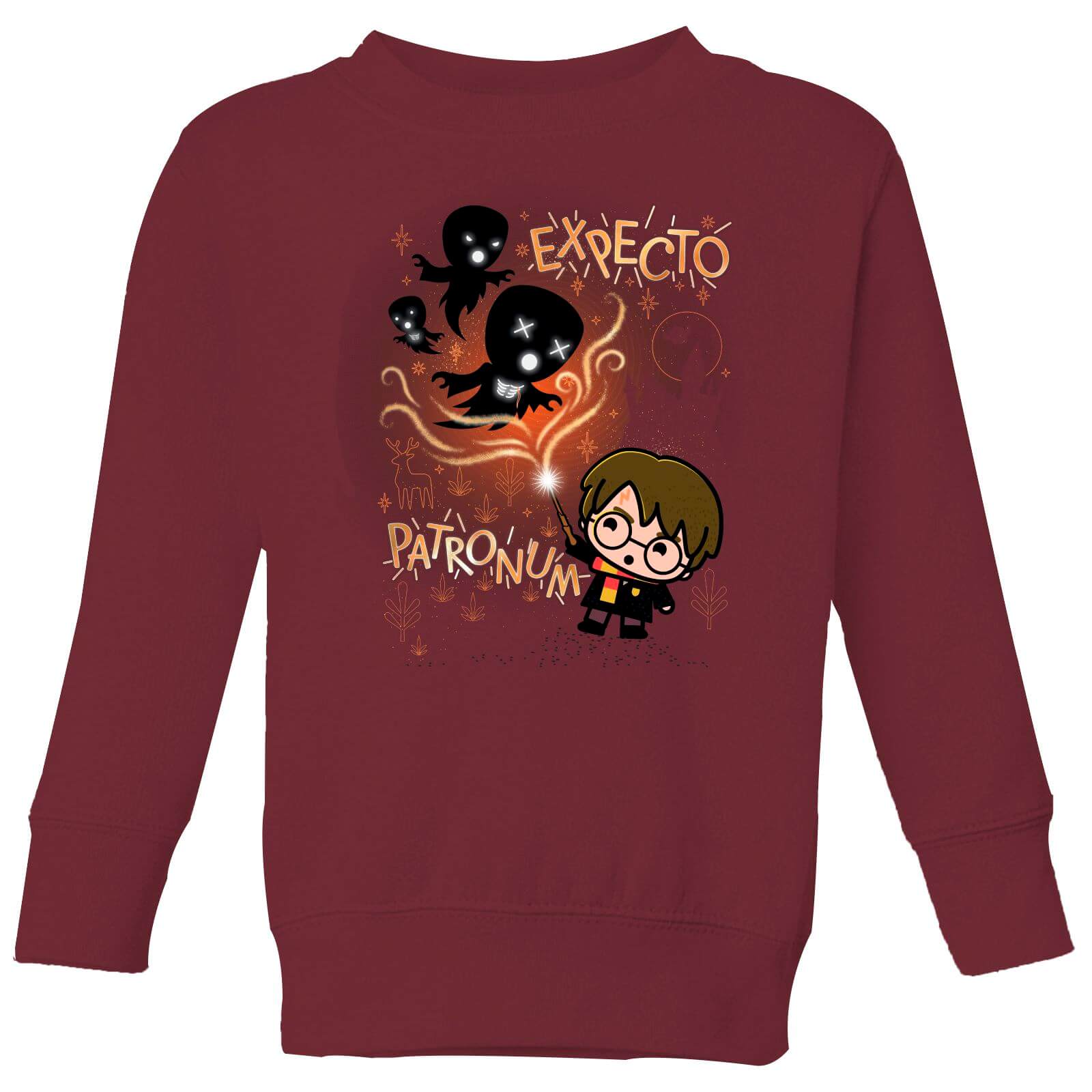 Harry Potter Kids Expecto Patronum Kids' Sweatshirt - Burgundy - 3-4 Years