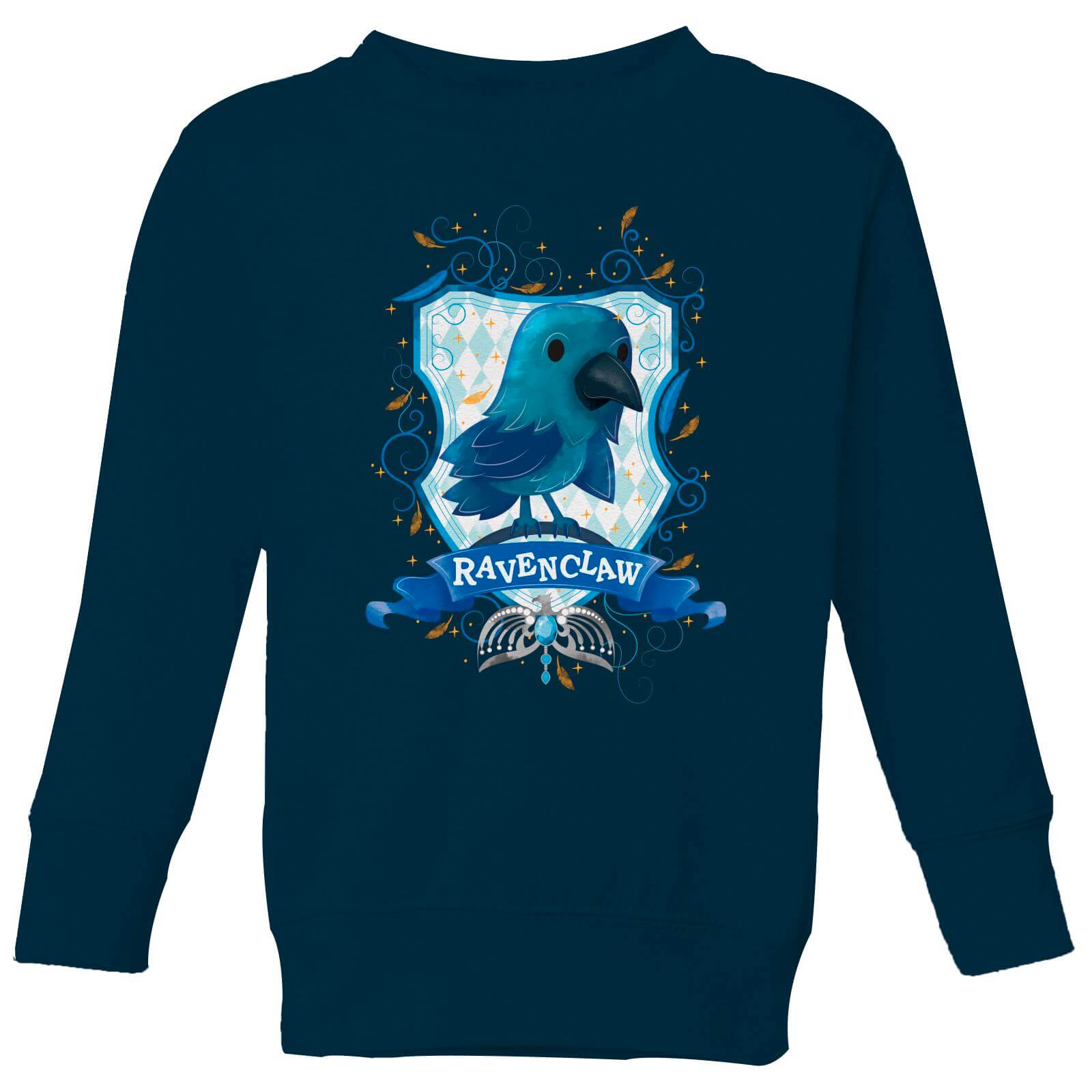Harry Potter Kids Ravenclaw Crest Kids' Sweatshirt - Navy - 11-12 Years
